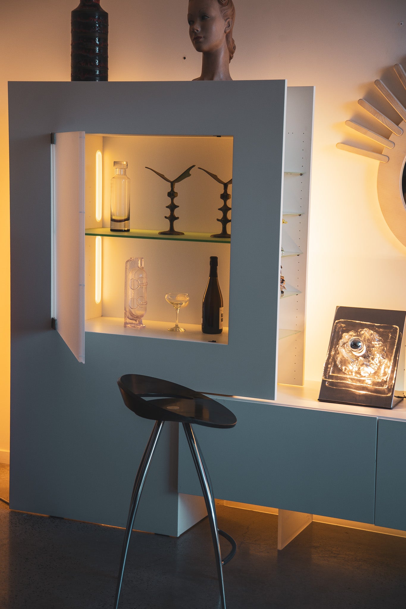 Acerbis Wall Unit and Cabinet System, Italy - Lumini Collections
