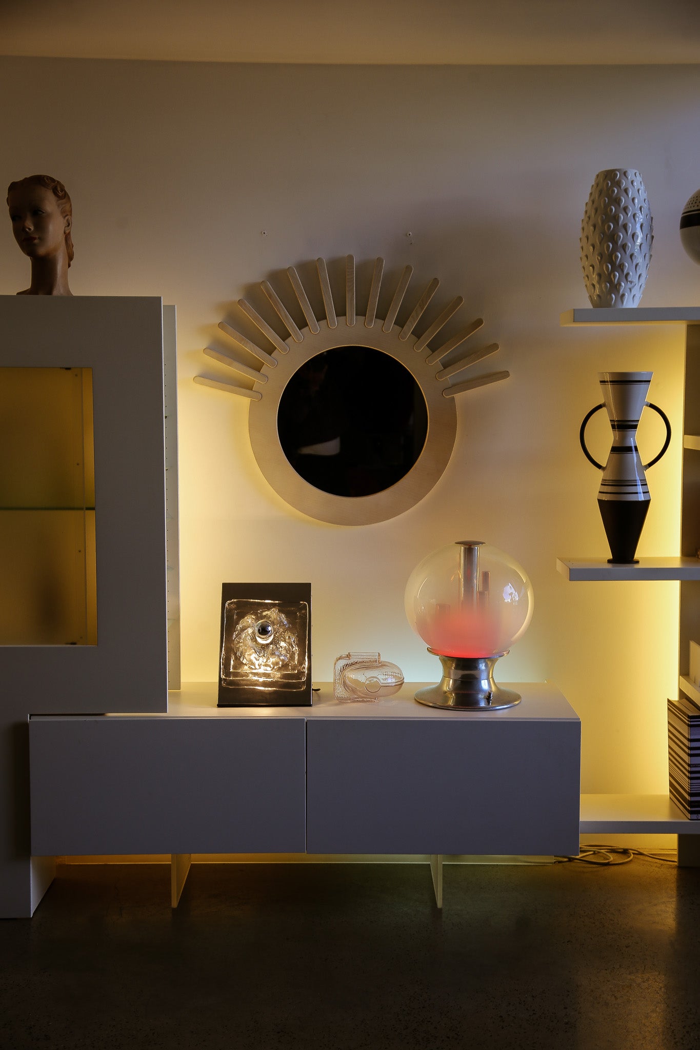 Acerbis Wall Unit and Cabinet System, Italy - Lumini Collections