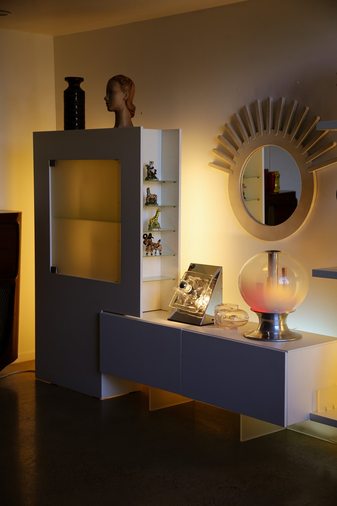 Acerbis Wall Unit and Cabinet System, Italy - Lumini Collections
