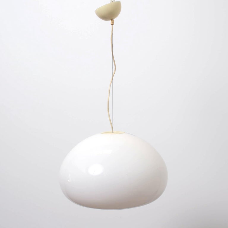 Achille & Pier Giacomo Castiglioni Opaline Glass Pendant Lamp for Flos - Lumini Collections