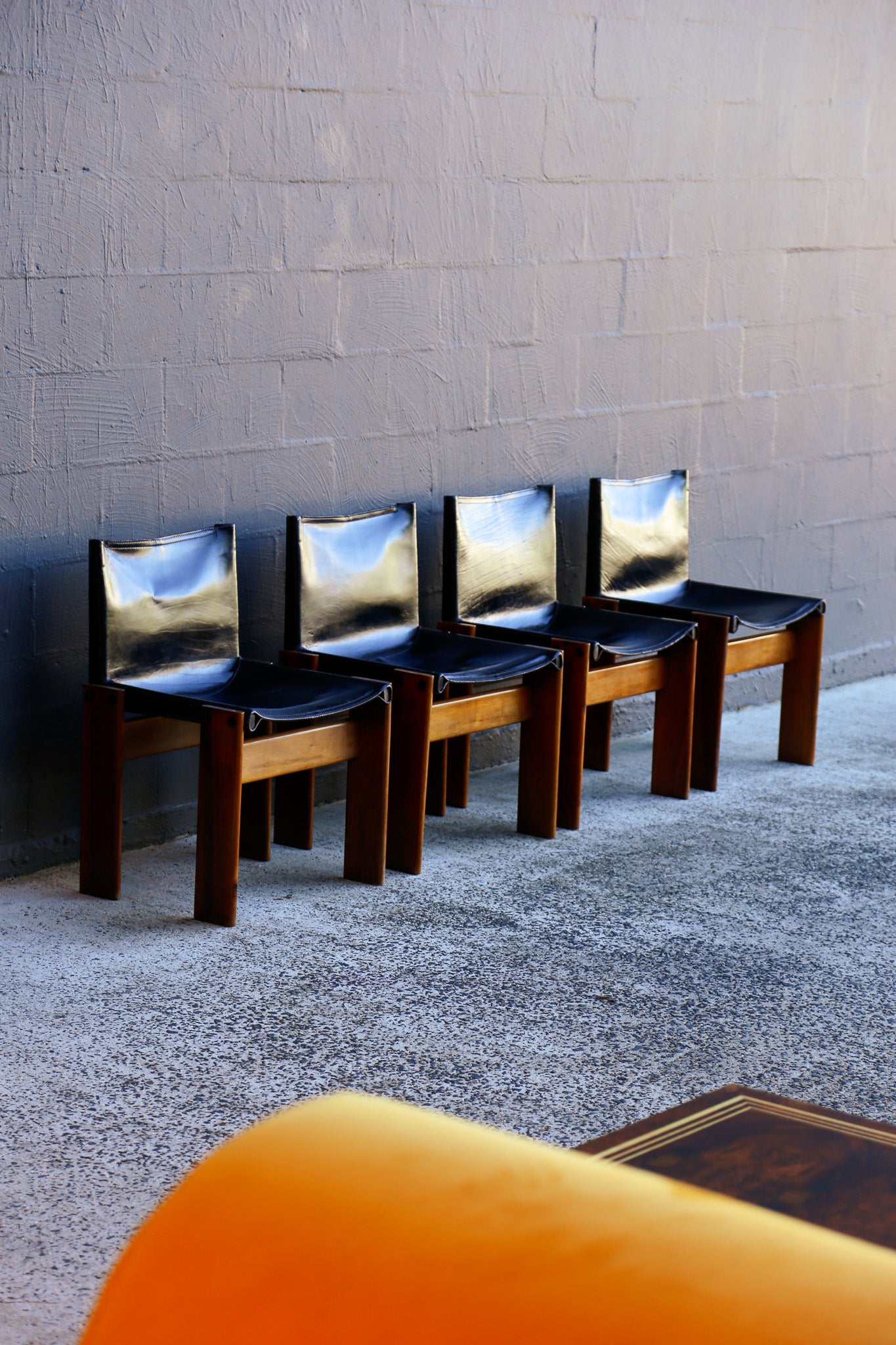 Afra & Tobia Scarpa Monk Chairs for Molteni, 1974 - Lumini Collections