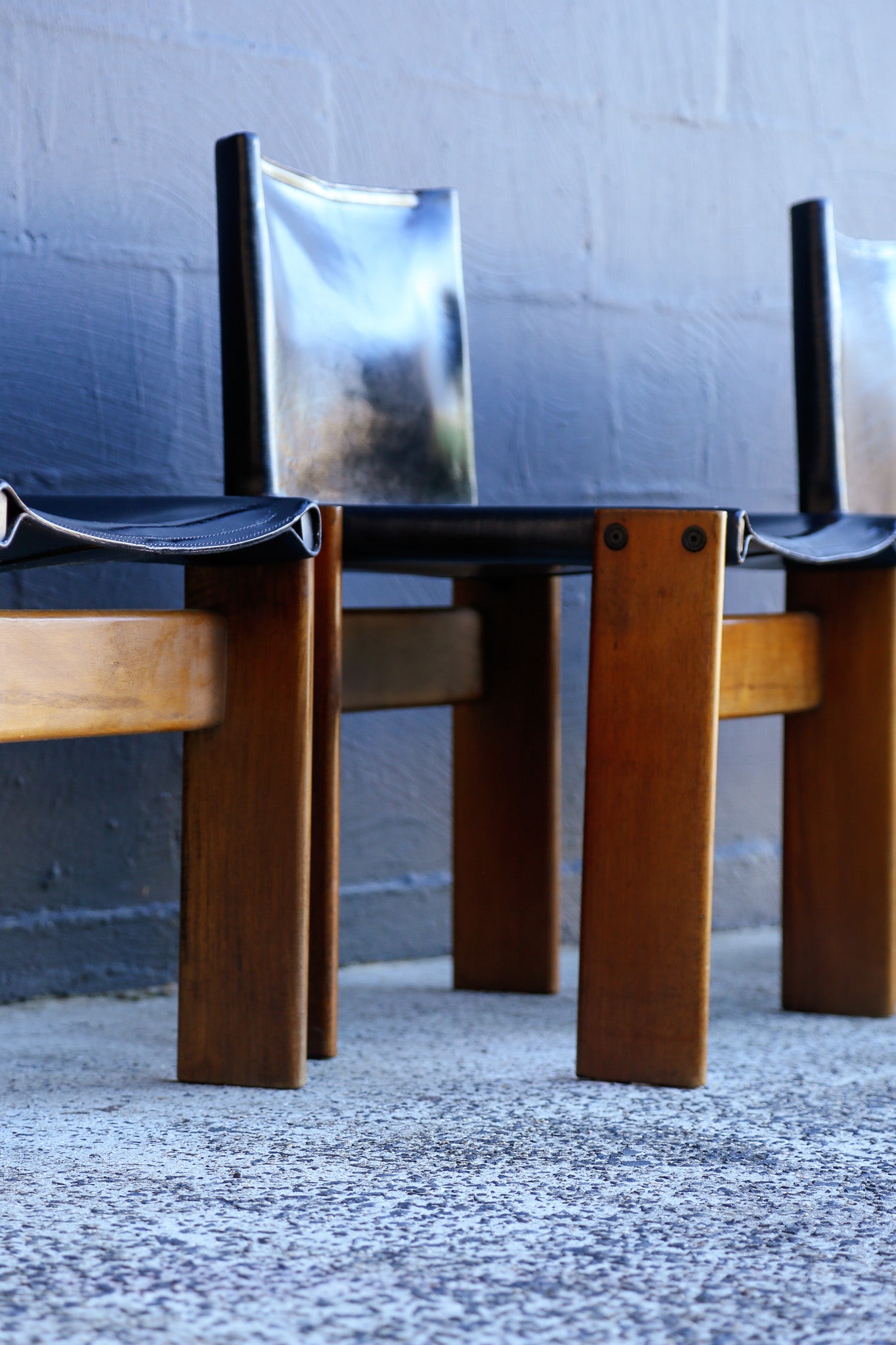 Afra & Tobia Scarpa Monk Chairs for Molteni, 1974 - Lumini Collections