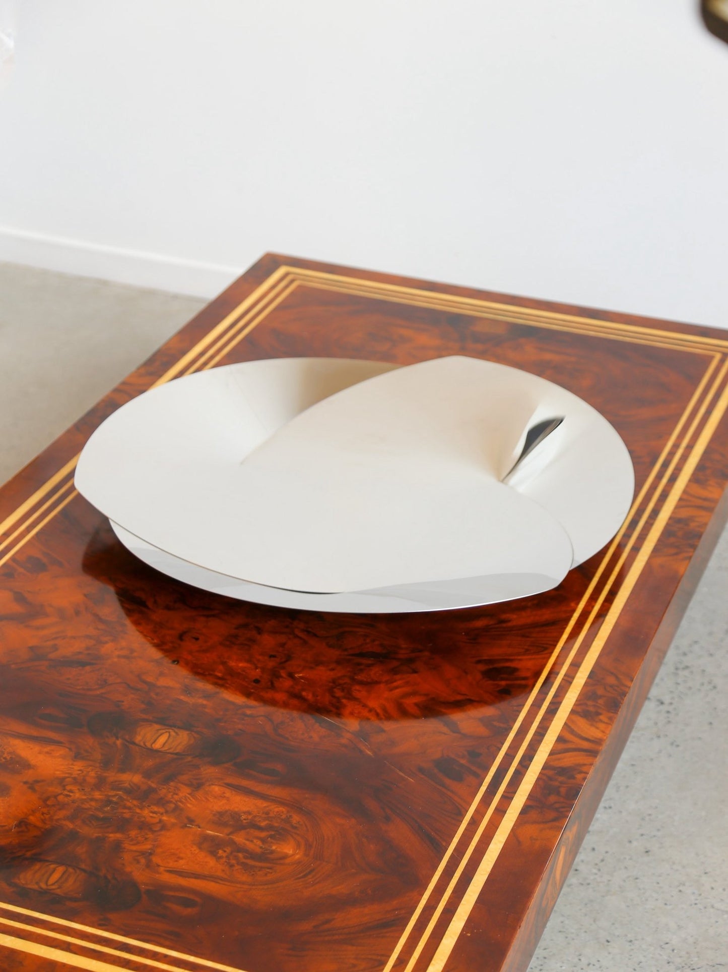 Alessi “Resonance” Stainless Steel Centrepiece Bowl, Italy - Lumini Collections