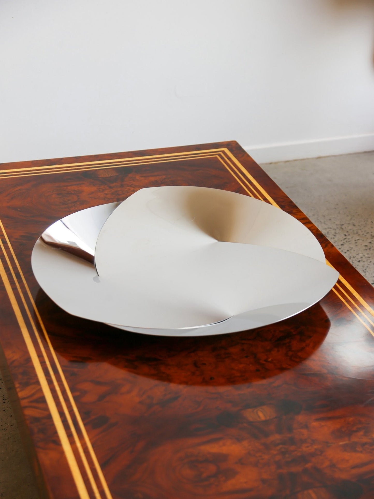Alessi “Resonance” Stainless Steel Centrepiece Bowl, Italy - Lumini Collections