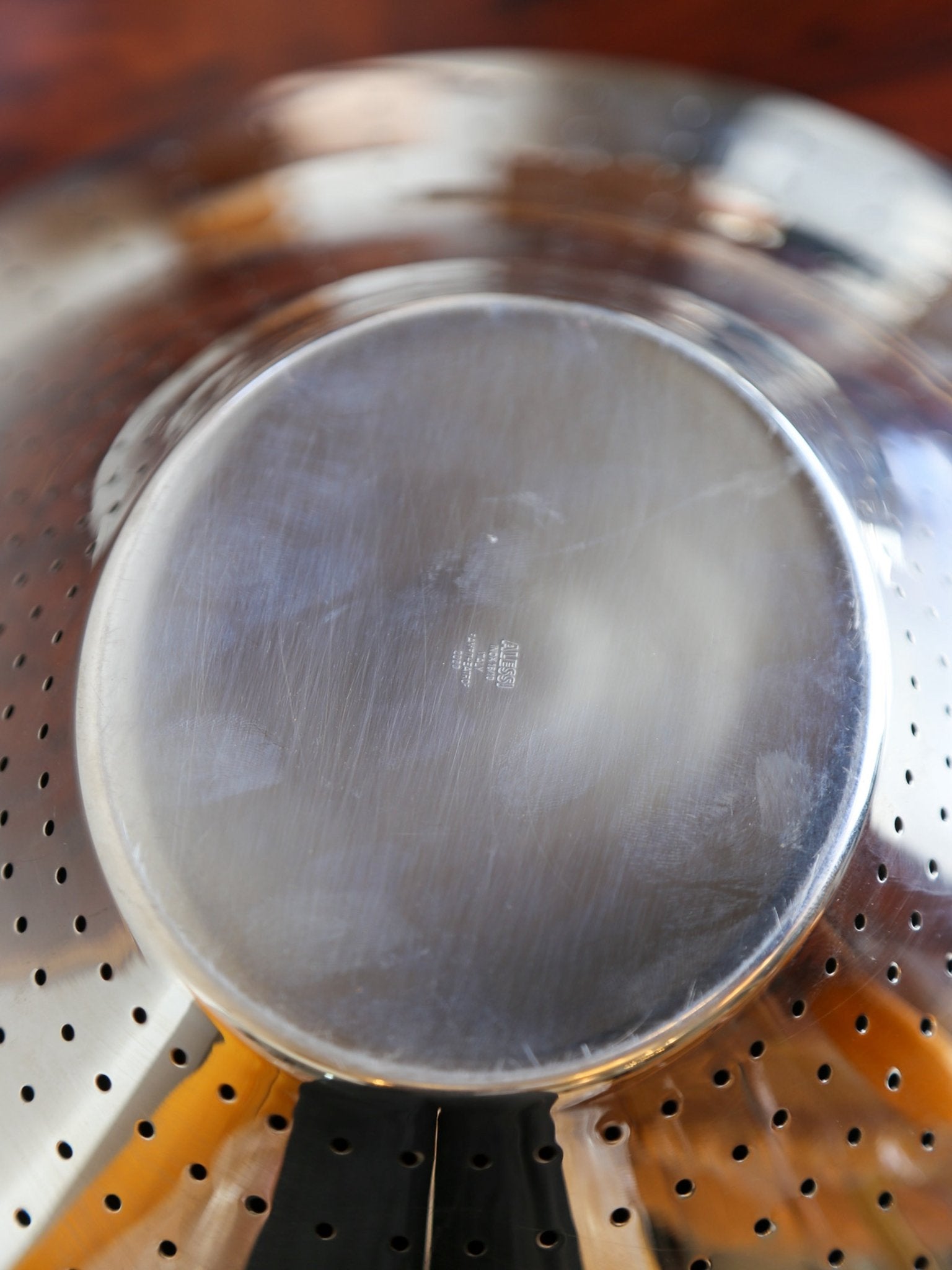 Alessi Stainless Steel Centrepiece Bowl, Italy, 1990s - Lumini Collections