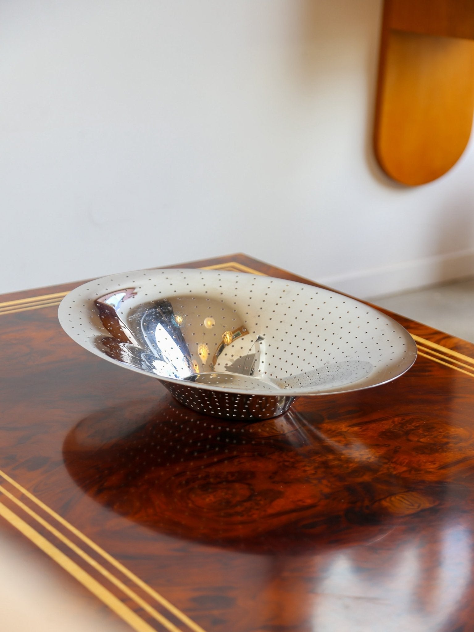 Alessi Stainless Steel Centrepiece Bowl, Italy, 1990s - Lumini Collections