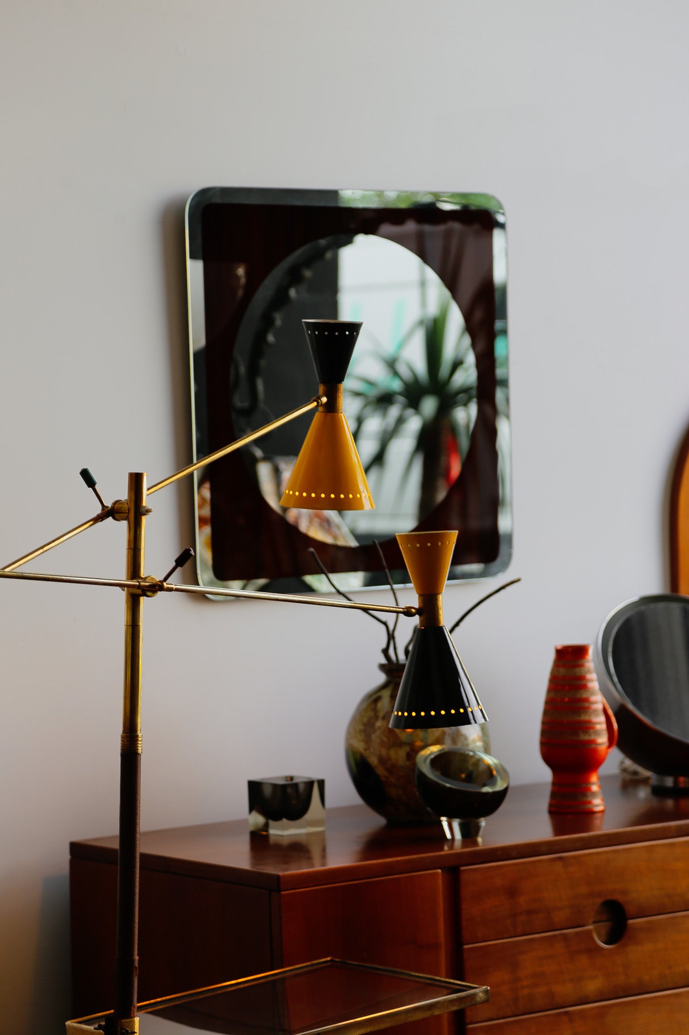 Angelo Lelli Floor Lamp for Stilnovo - Lumini Collections