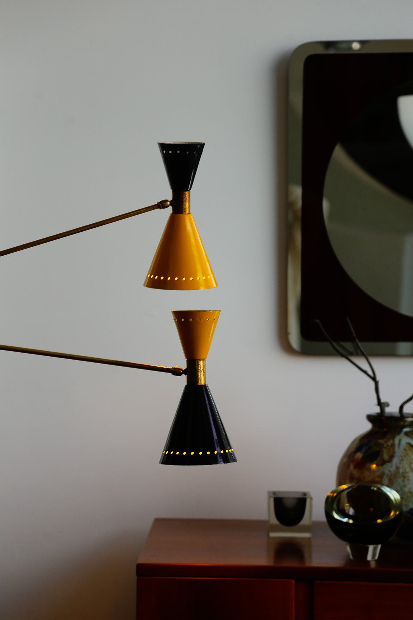 Angelo Lelli Floor Lamp for Stilnovo - Lumini Collections