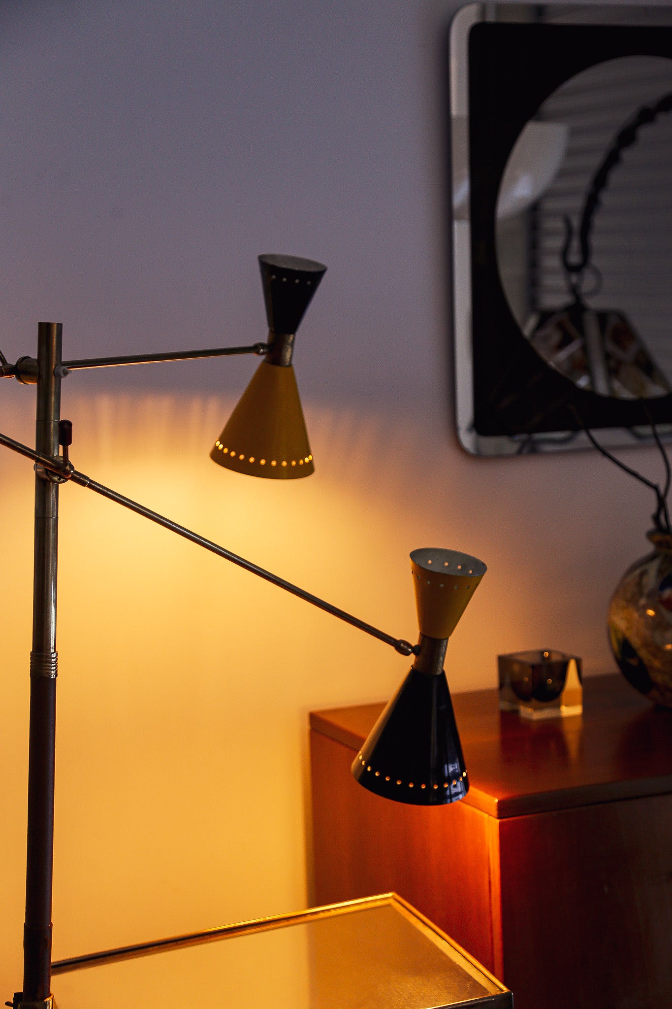 Angelo Lelli Floor Lamp for Stilnovo - Lumini Collections