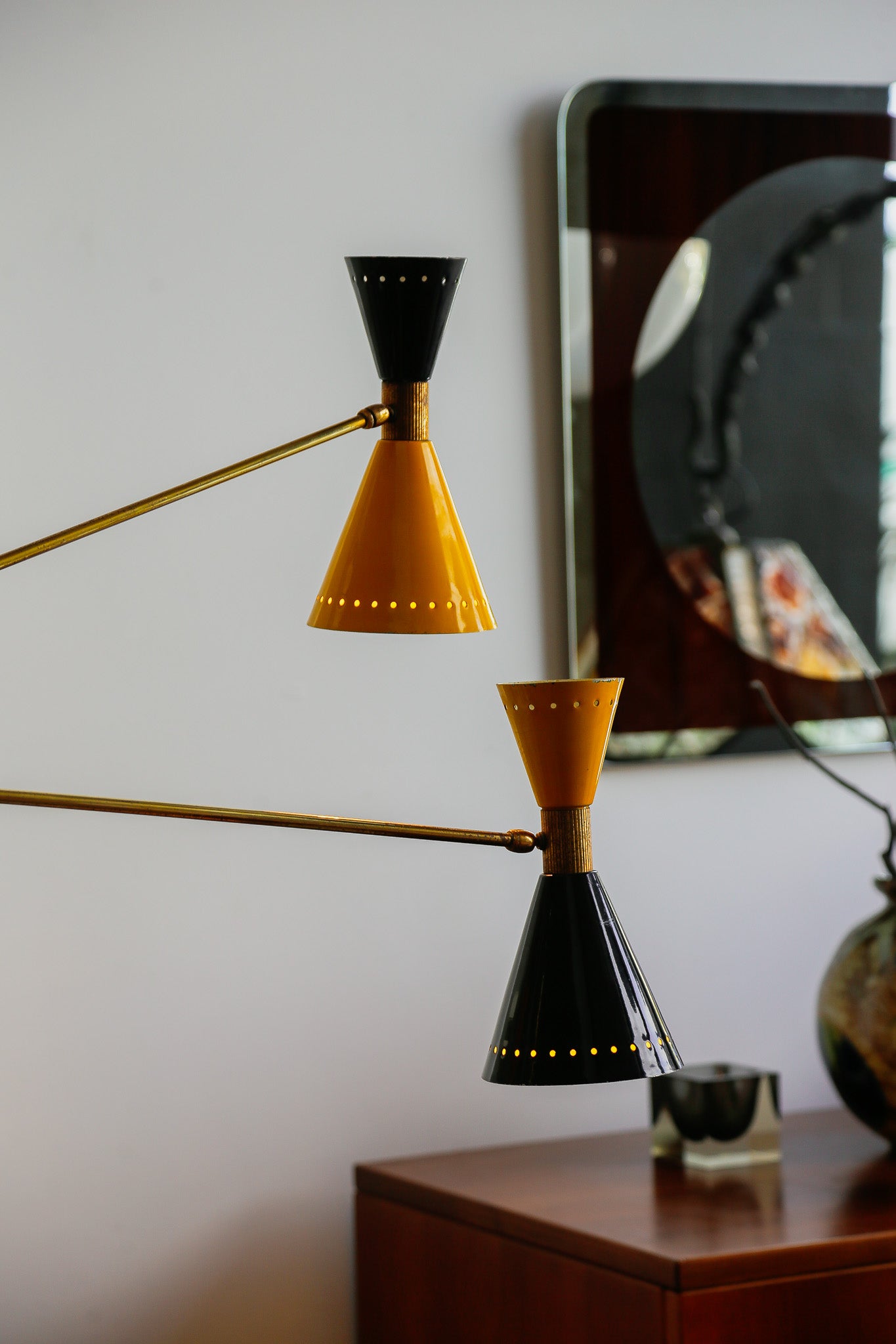 Angelo Lelli Floor Lamp for Stilnovo - Lumini Collections
