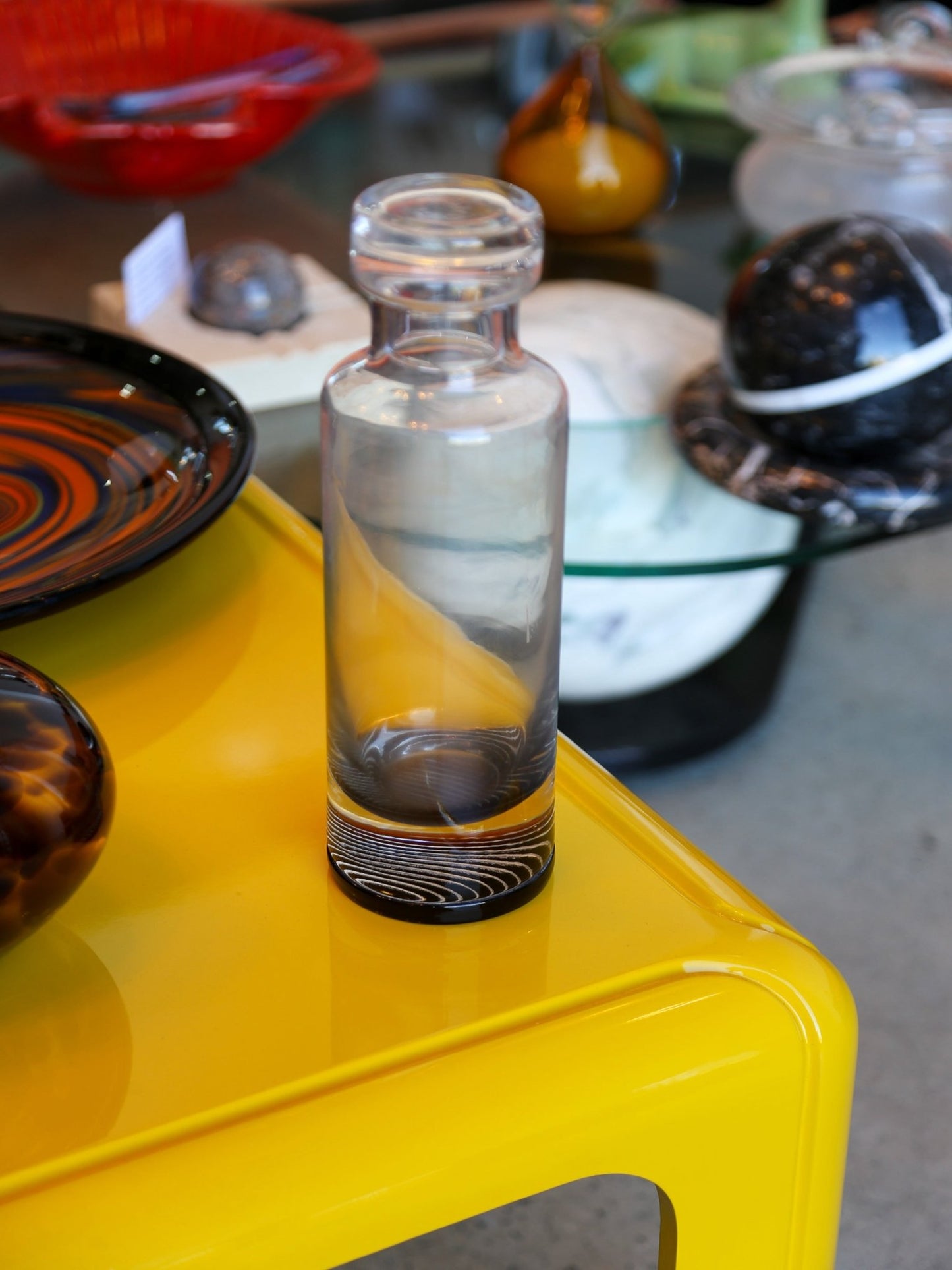 Barbini Murano Sculptural Glass Carafe With Stopper, Italy 1970s - Lumini Collections