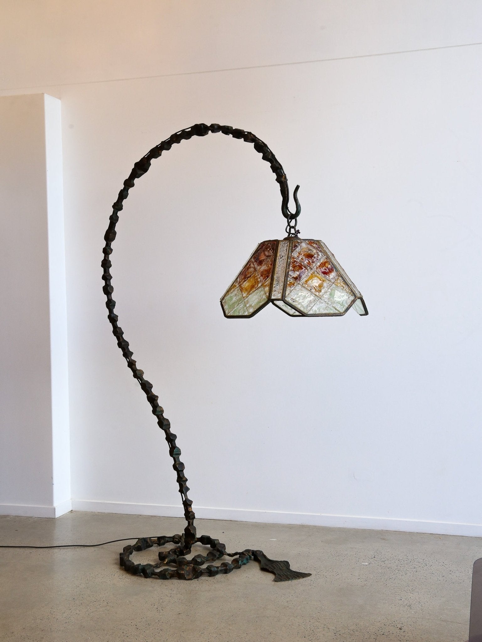 Brutalist Albano Poli Floor Lamp for Poliarte, 1960s - Lumini Collections