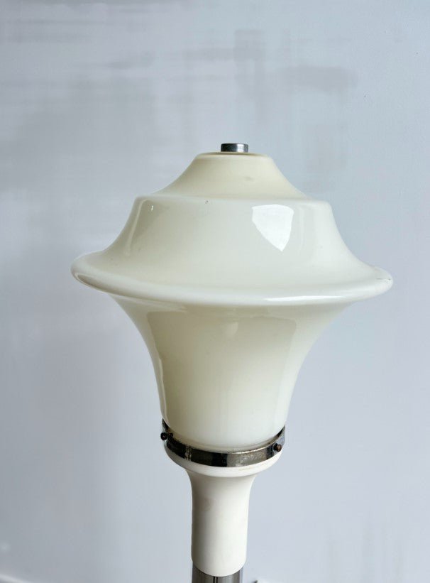 Carlo Nason White Murano Glass Floor Lamp - Lumini Collections