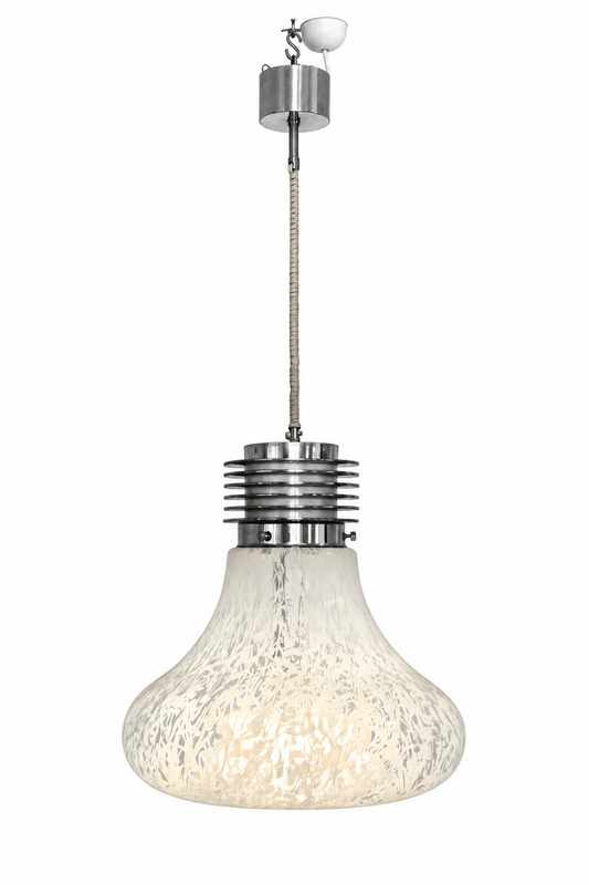 Carlo Nason Murano Glass Pendant for Mazzega, 1970s - Lumini Collections