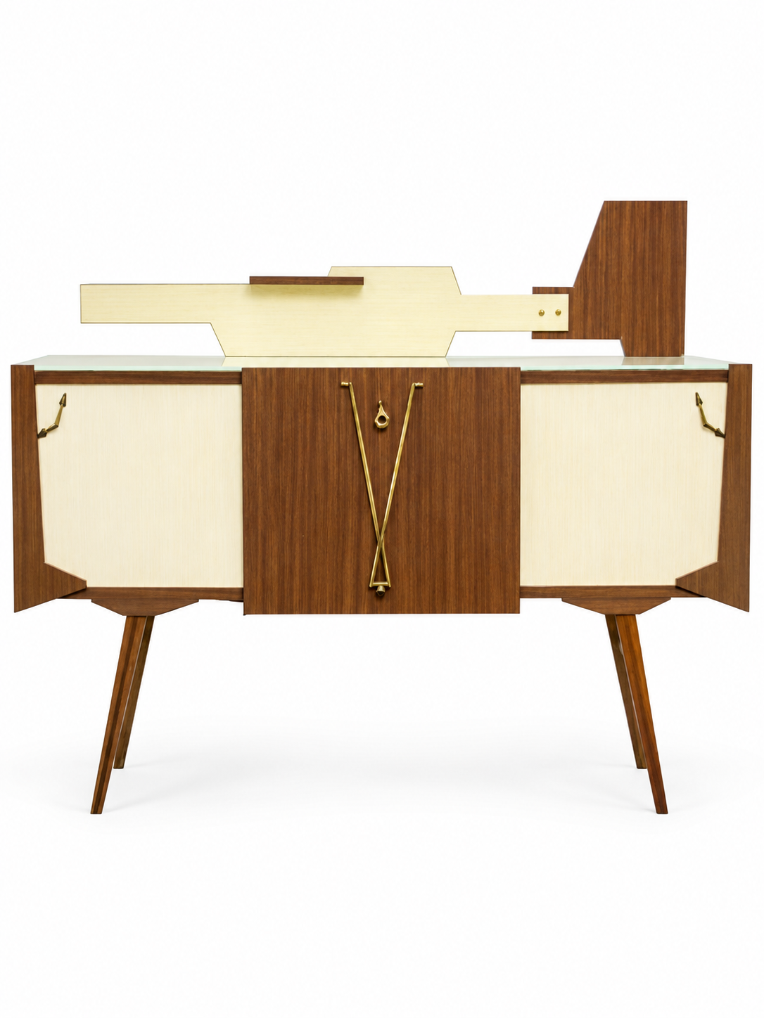 Italian Mid-Century Modern Sideboard With Bar Cabinet, 1960s