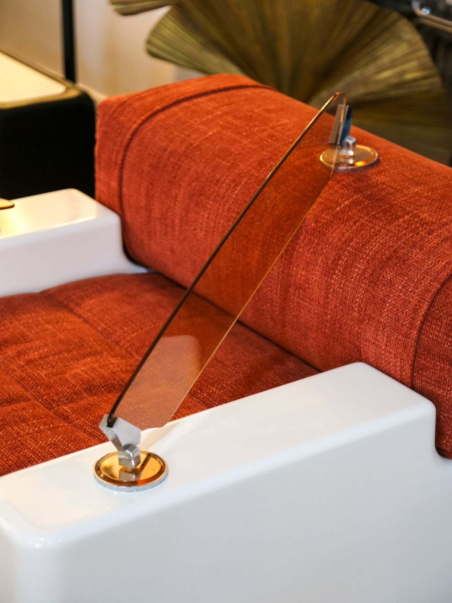Complete Italian bathroom set by Fontana Arte, 1970s - Lumini Collections