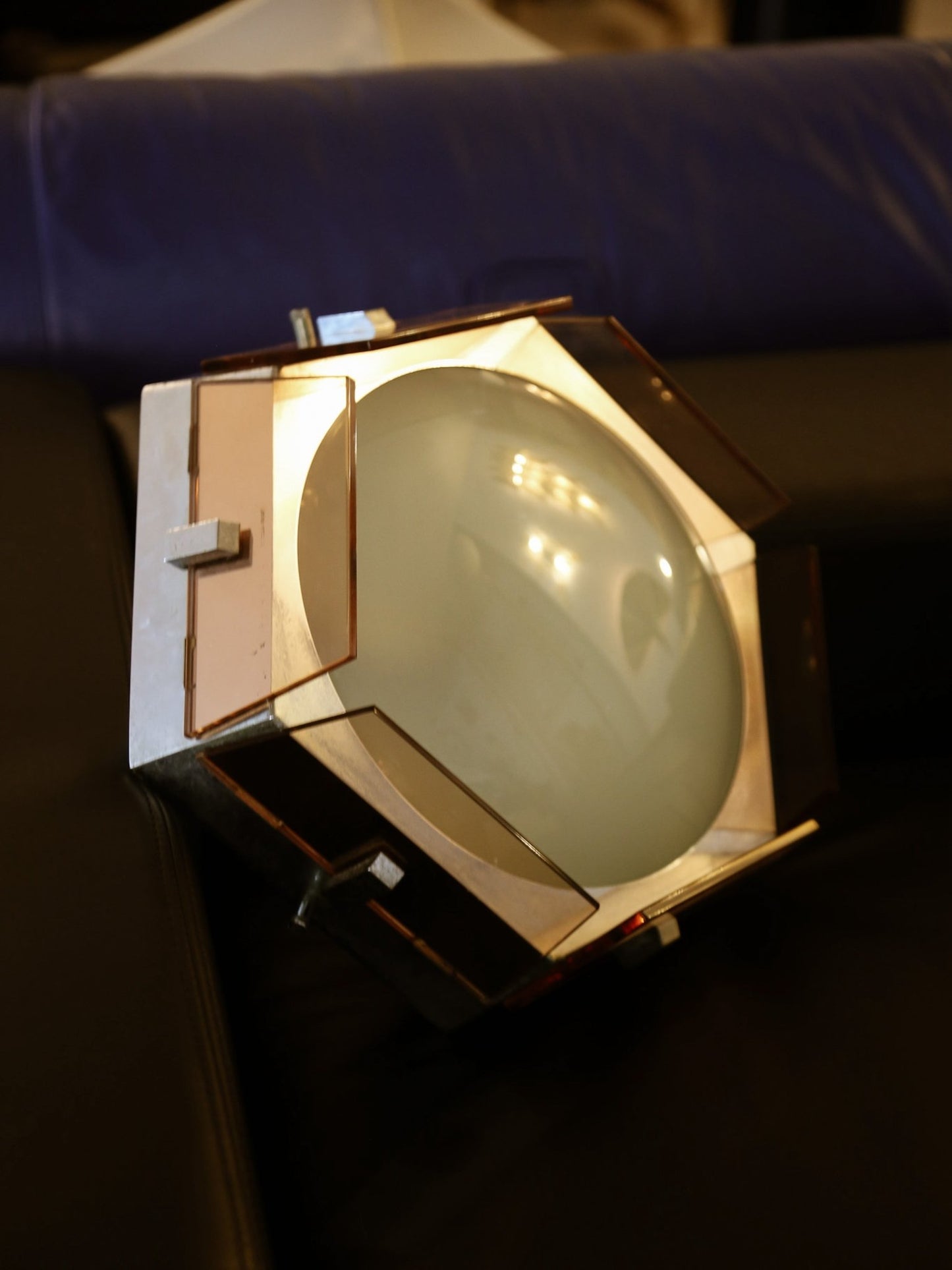 Complete Italian bathroom set by Fontana Arte, 1970s - Lumini Collections