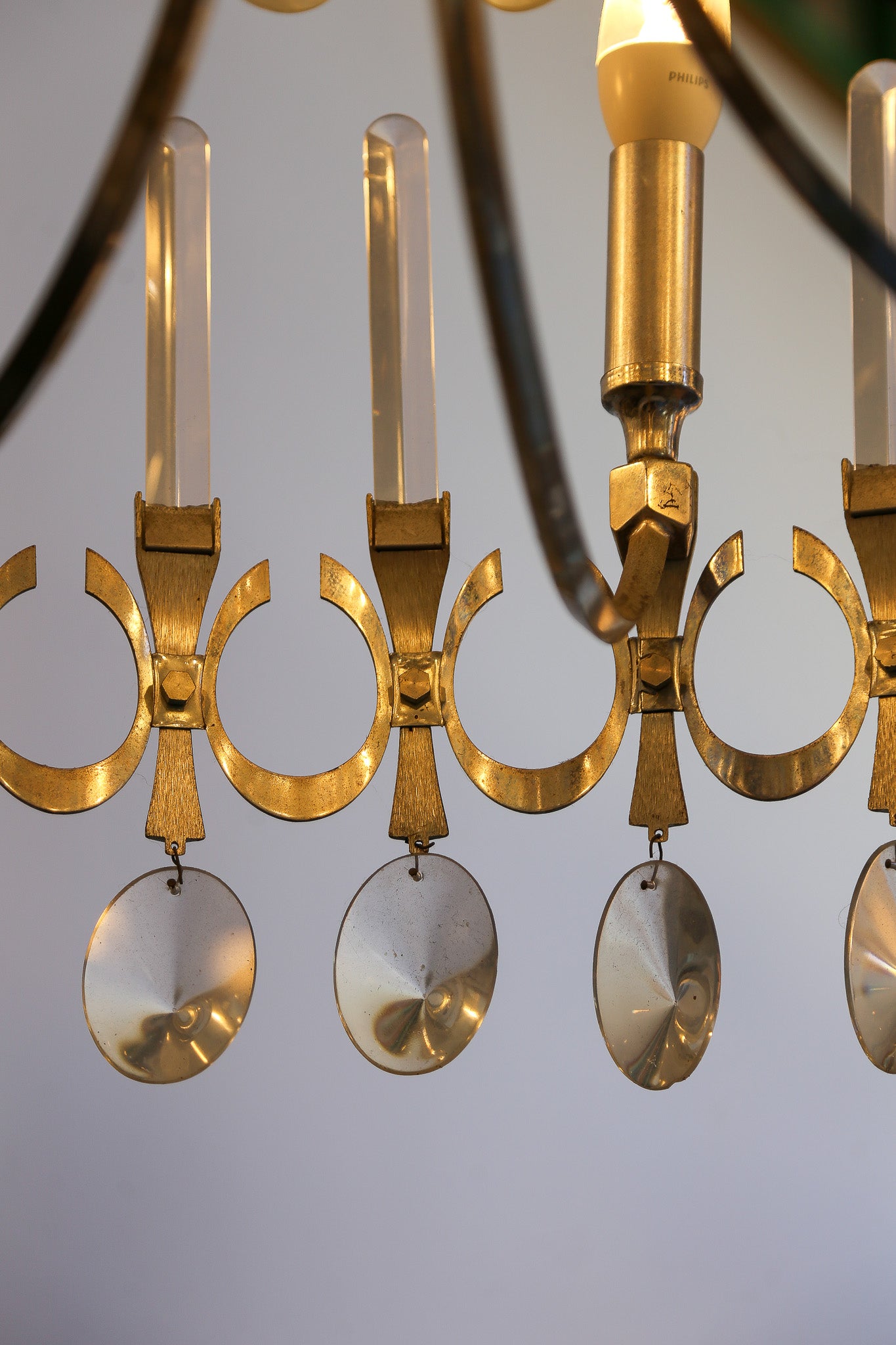 Crystal Chandelier by Gaetano Sciolari, Italy 1960 - Lumini Collections