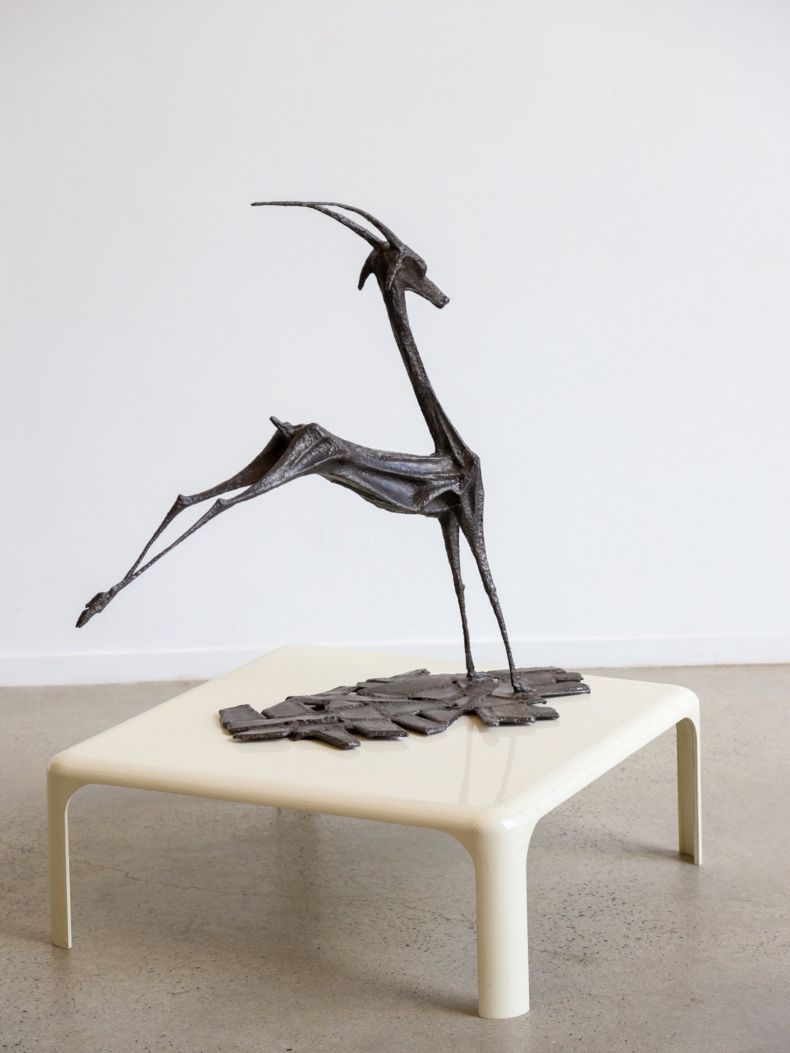 Dora Arduini Bronze Gazelle Sculpture, Italy 1970s - Lumini Collections