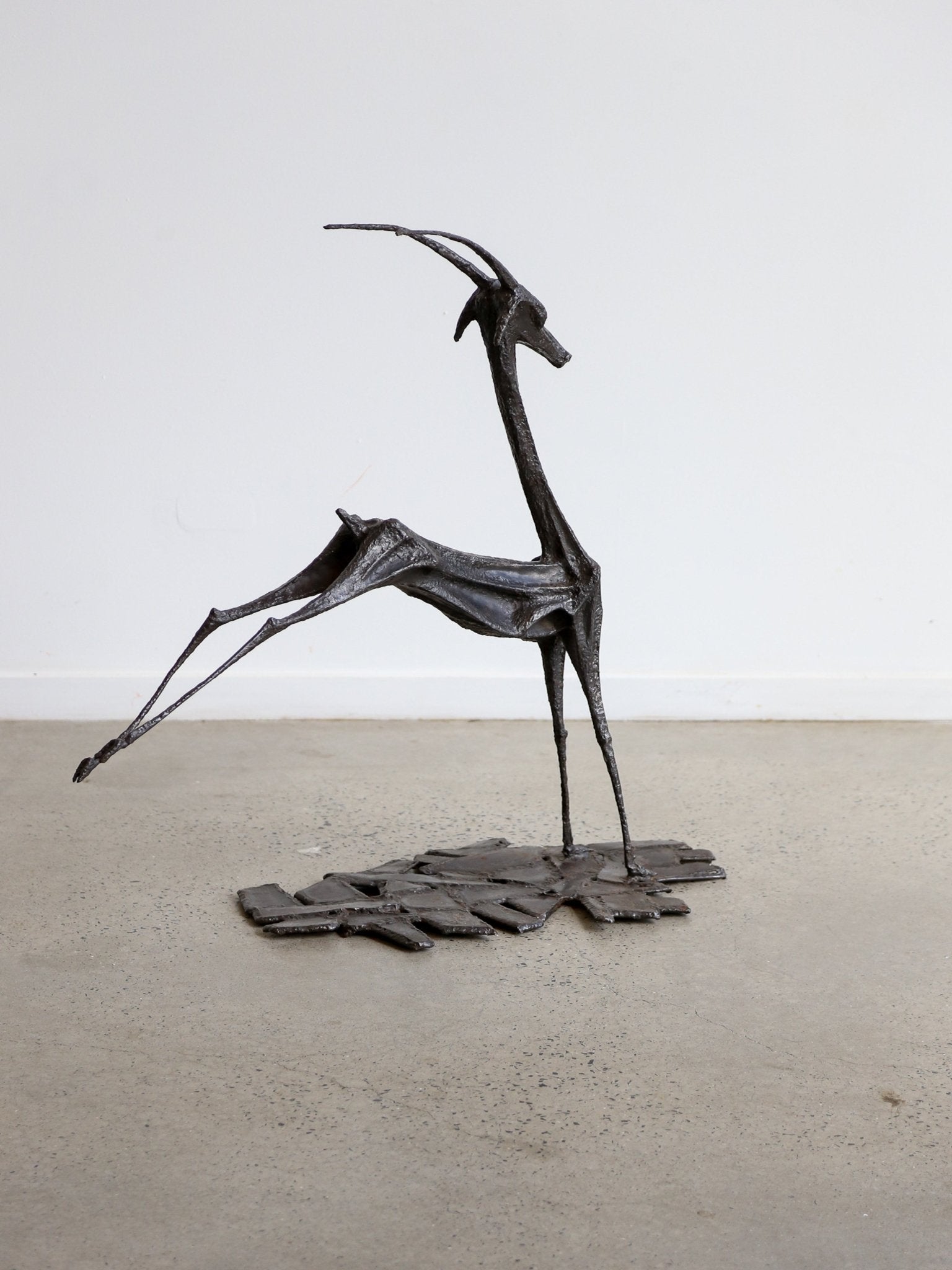 Dora Arduini Bronze Gazelle Sculpture, Italy 1970s - Lumini Collections