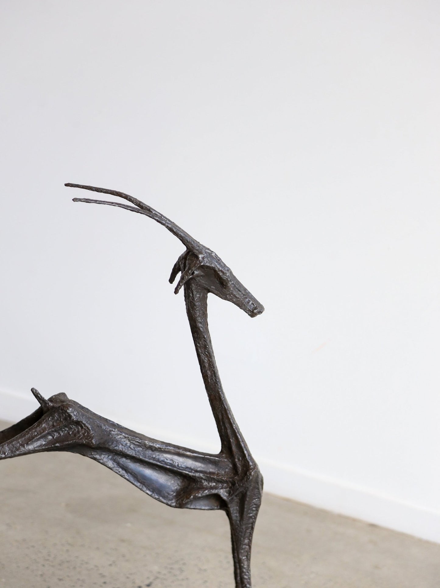 Dora Arduini Bronze Gazelle Sculpture, Italy 1970s - Lumini Collections