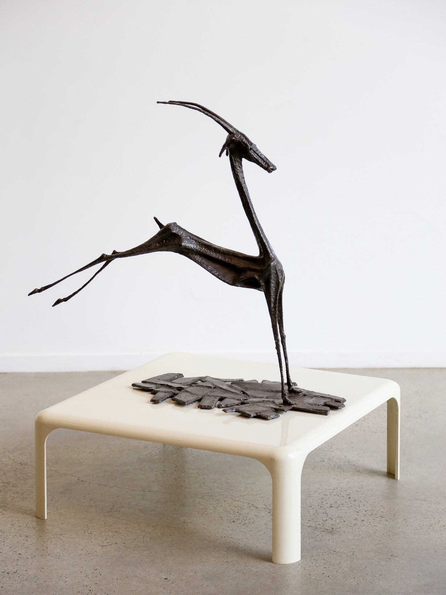 Dora Arduini Bronze Gazelle Sculpture, Italy 1970s - Lumini Collections