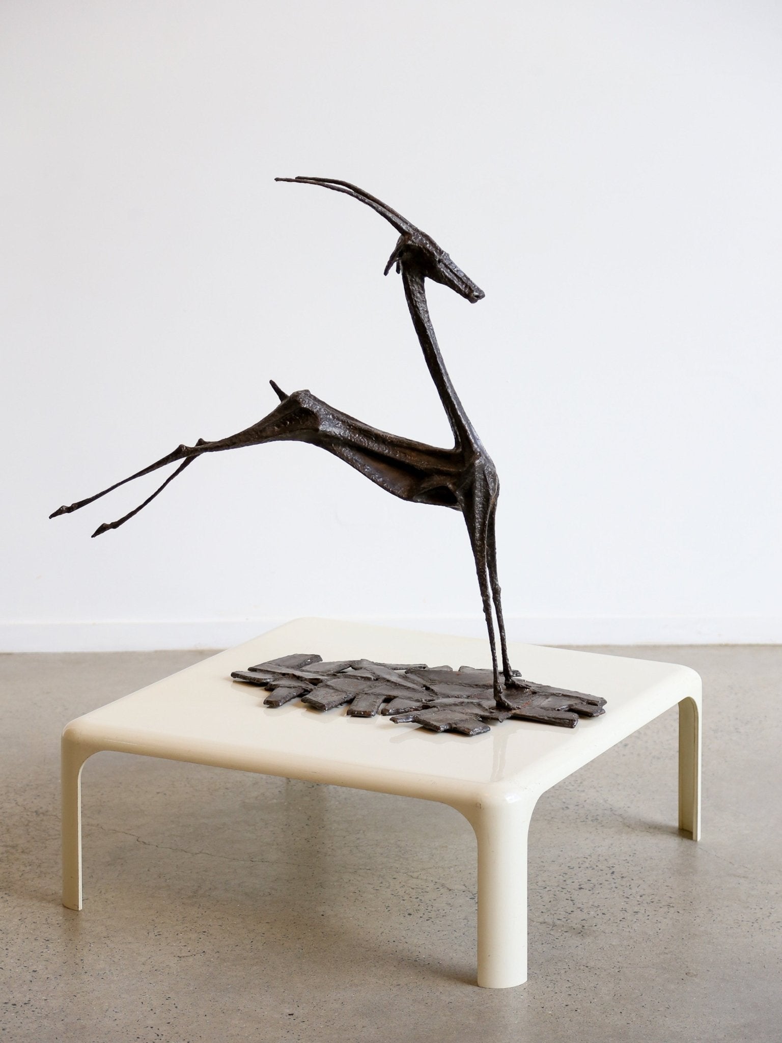 Dora Arduini Bronze Gazelle Sculpture, Italy 1970s - Lumini Collections