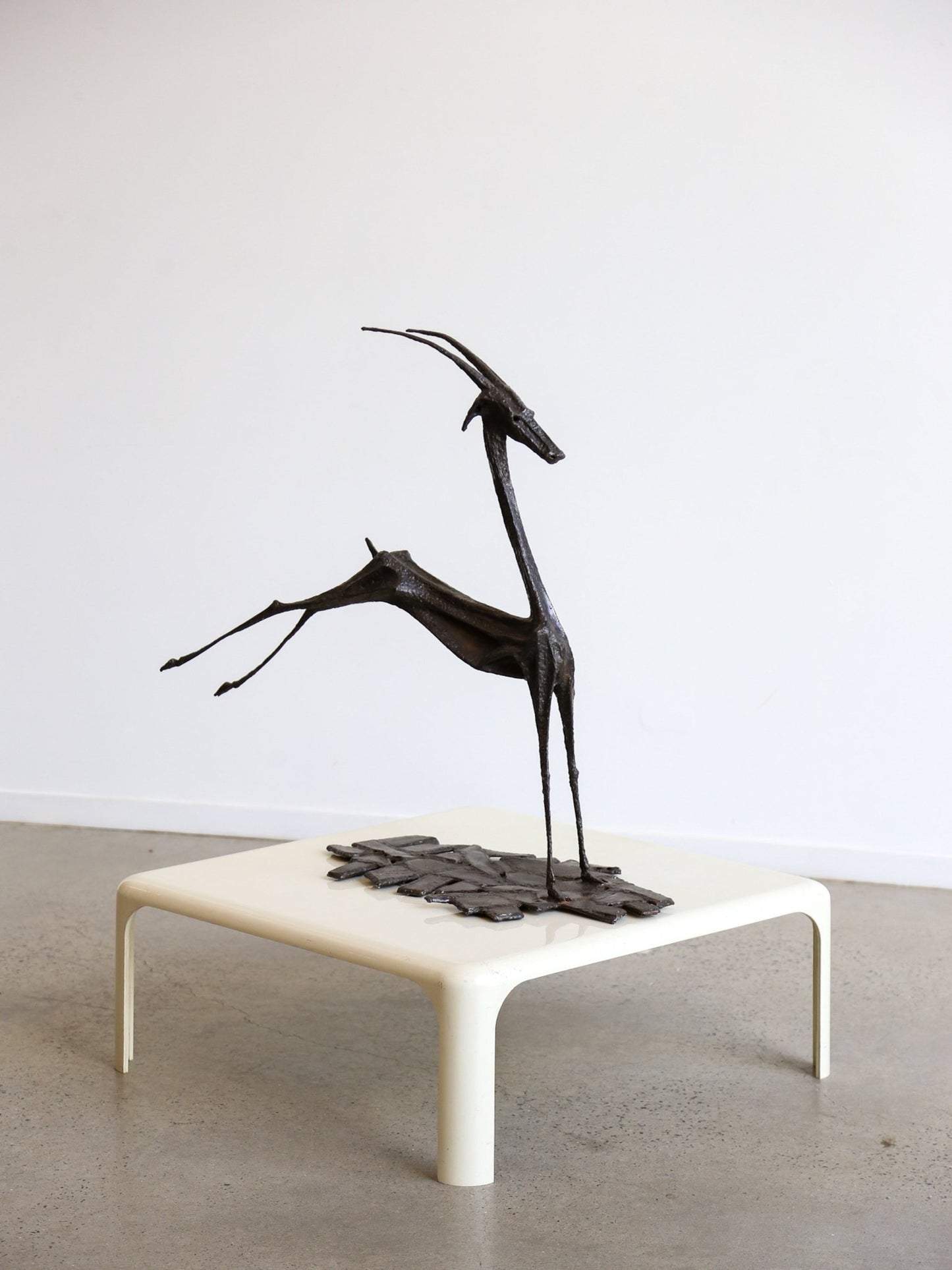 Dora Arduini Bronze Gazelle Sculpture, Italy 1970s - Lumini Collections