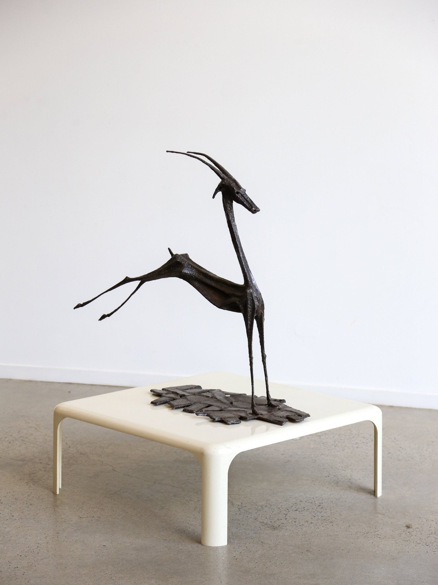 Dora Arduini Bronze Gazelle Sculpture, Italy 1970s - Lumini Collections