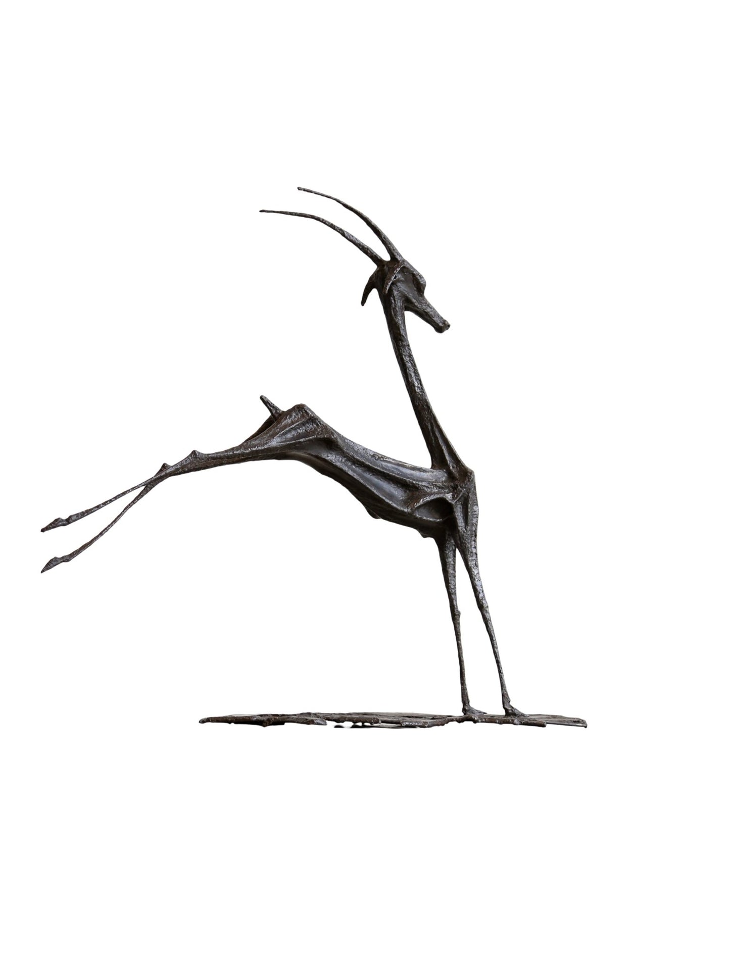 Dora Arduini Bronze Gazelle Sculpture, Italy 1970s - Lumini Collections