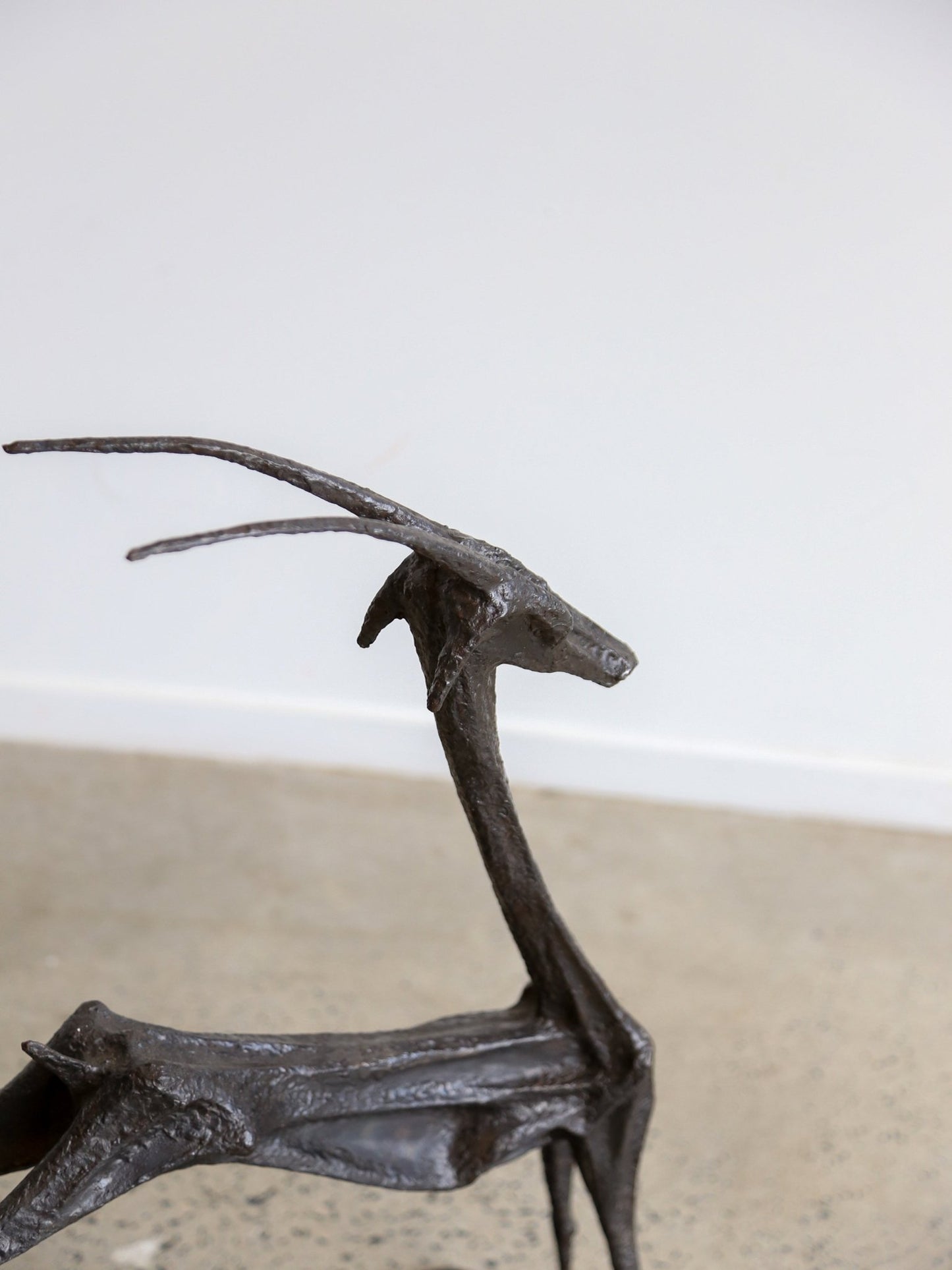 Dora Arduini Bronze Gazelle Sculpture, Italy 1970s - Lumini Collections