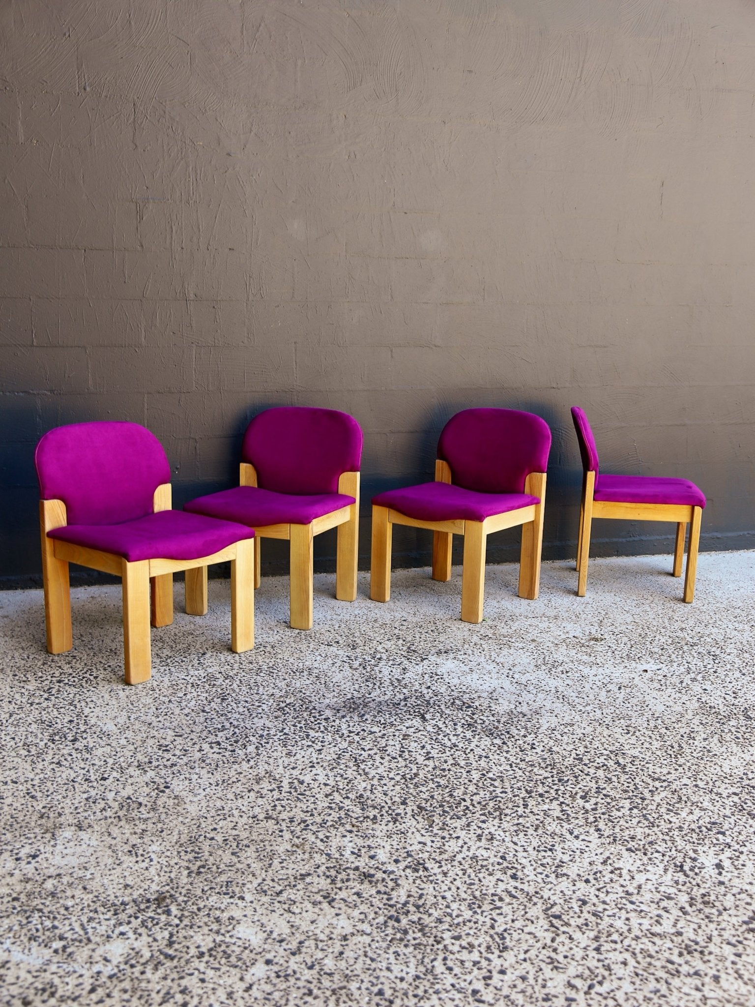 Four “Easy” Chairs by Ernesto Radaelli for Saporiti Italia 1980s - Lumini Collections