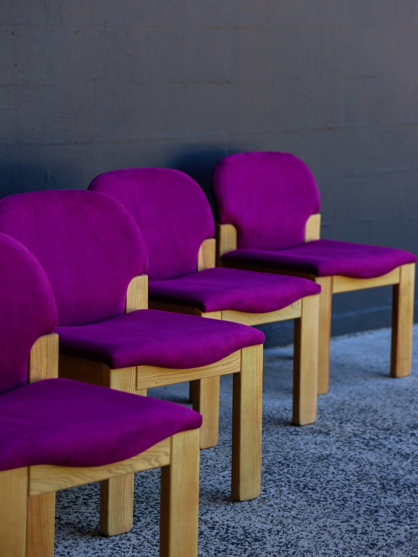 Four “Easy” Chairs by Ernesto Radaelli for Saporiti Italia 1980s - Lumini Collections