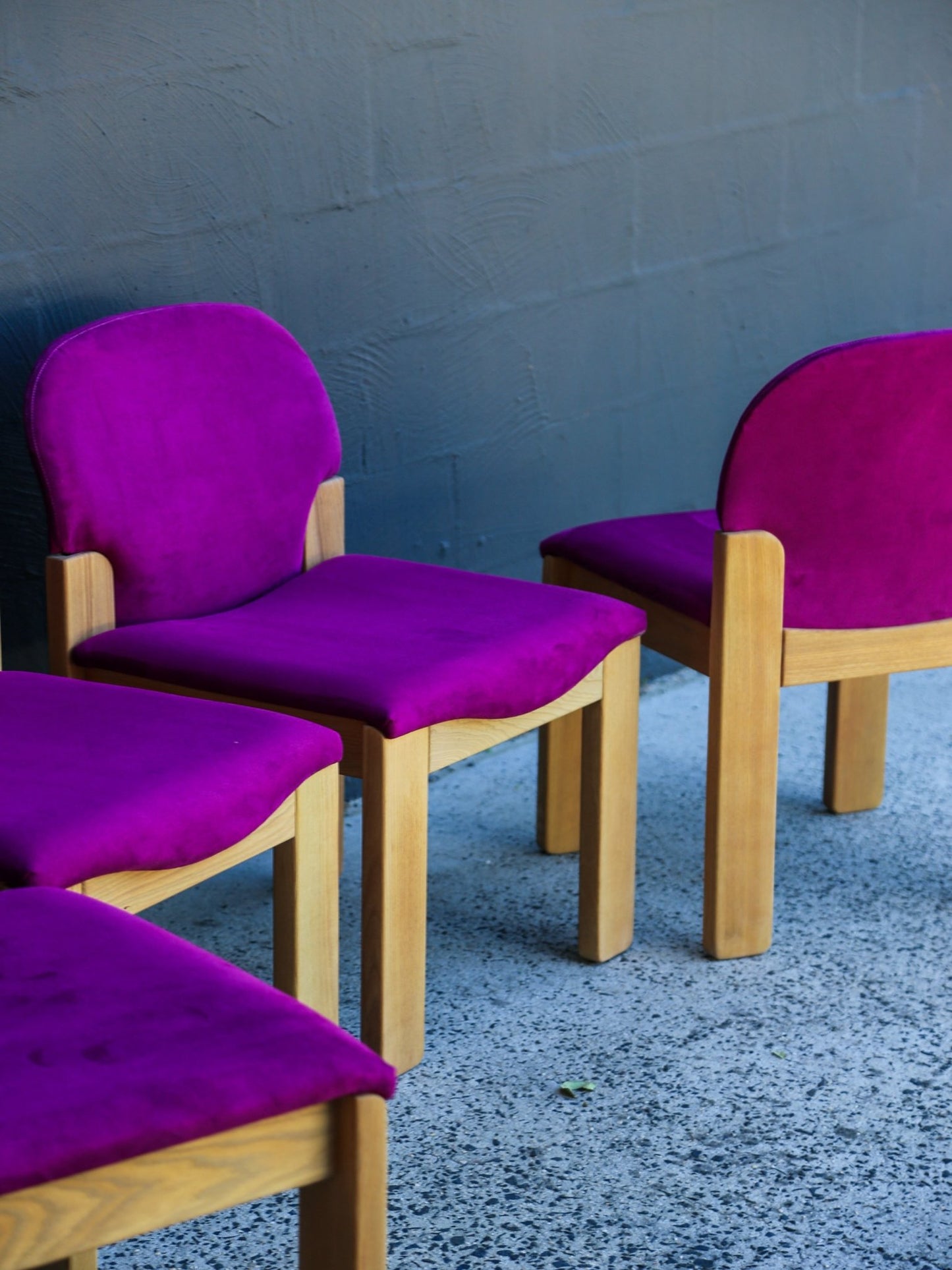 Four “Easy” Chairs by Ernesto Radaelli for Saporiti Italia 1980s - Lumini Collections