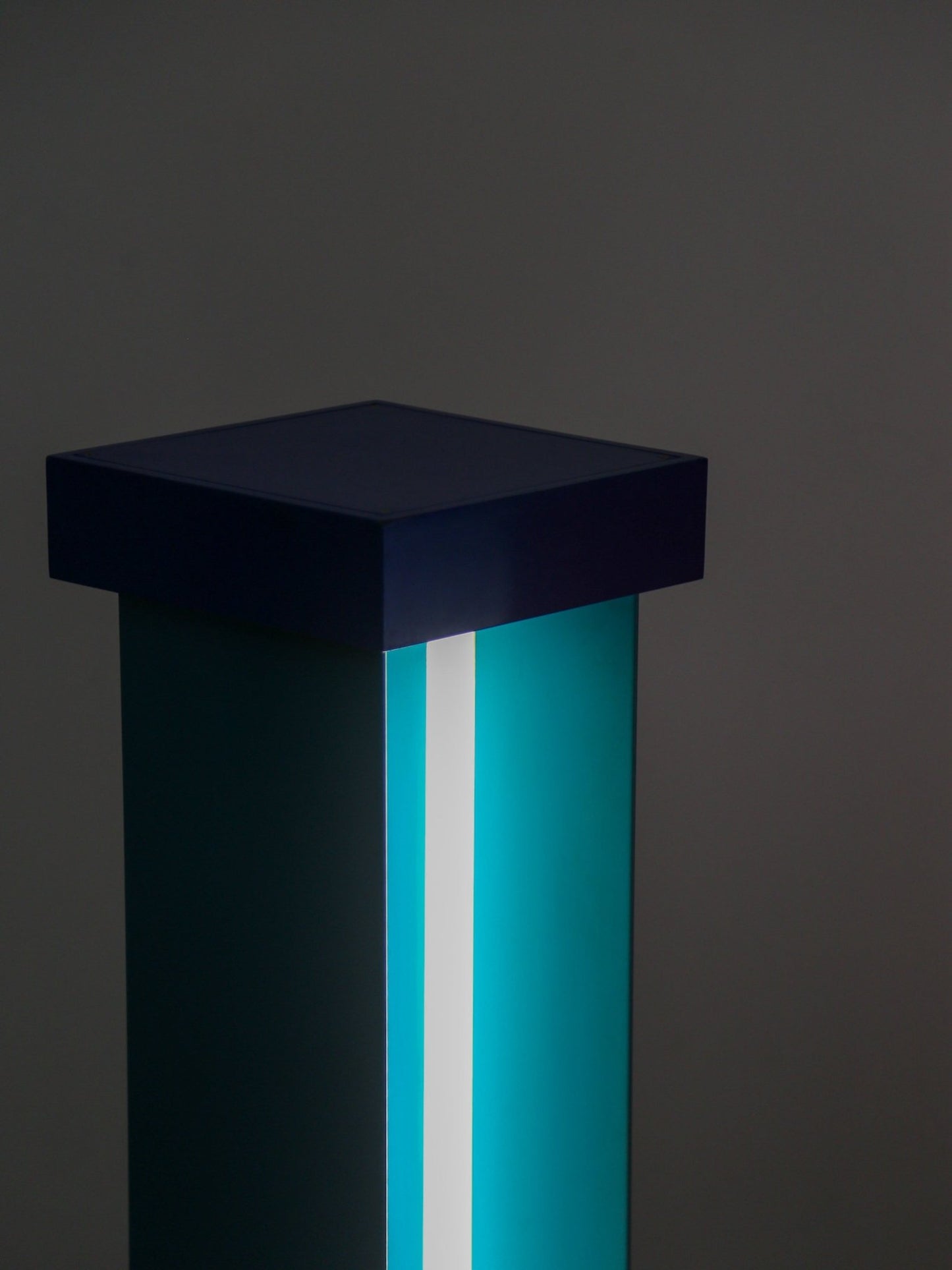 Ettore Sottsass custom floor lamp pedestals for Brionvega shop, Milan - Lumini Collections