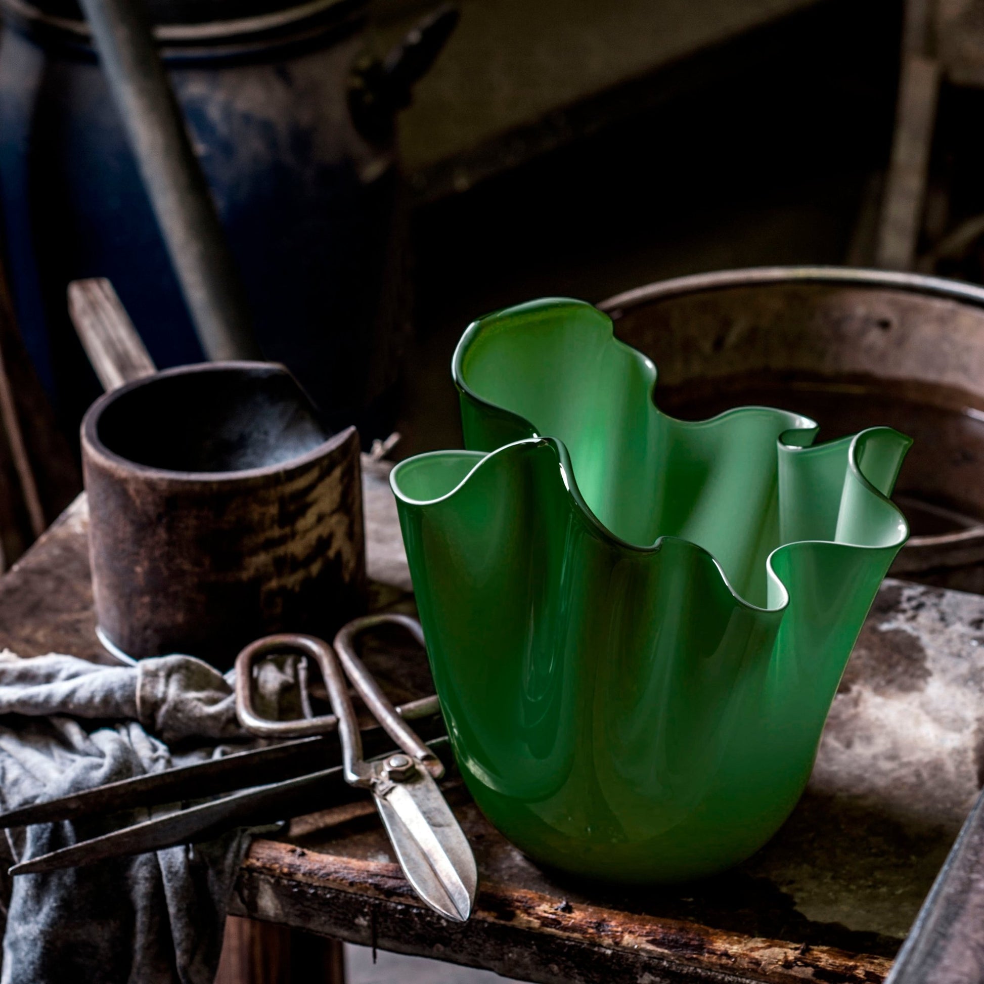 Fazzoletto Handkerchief Vase by Fulvio Bianconi for Venini - Lumini Collections