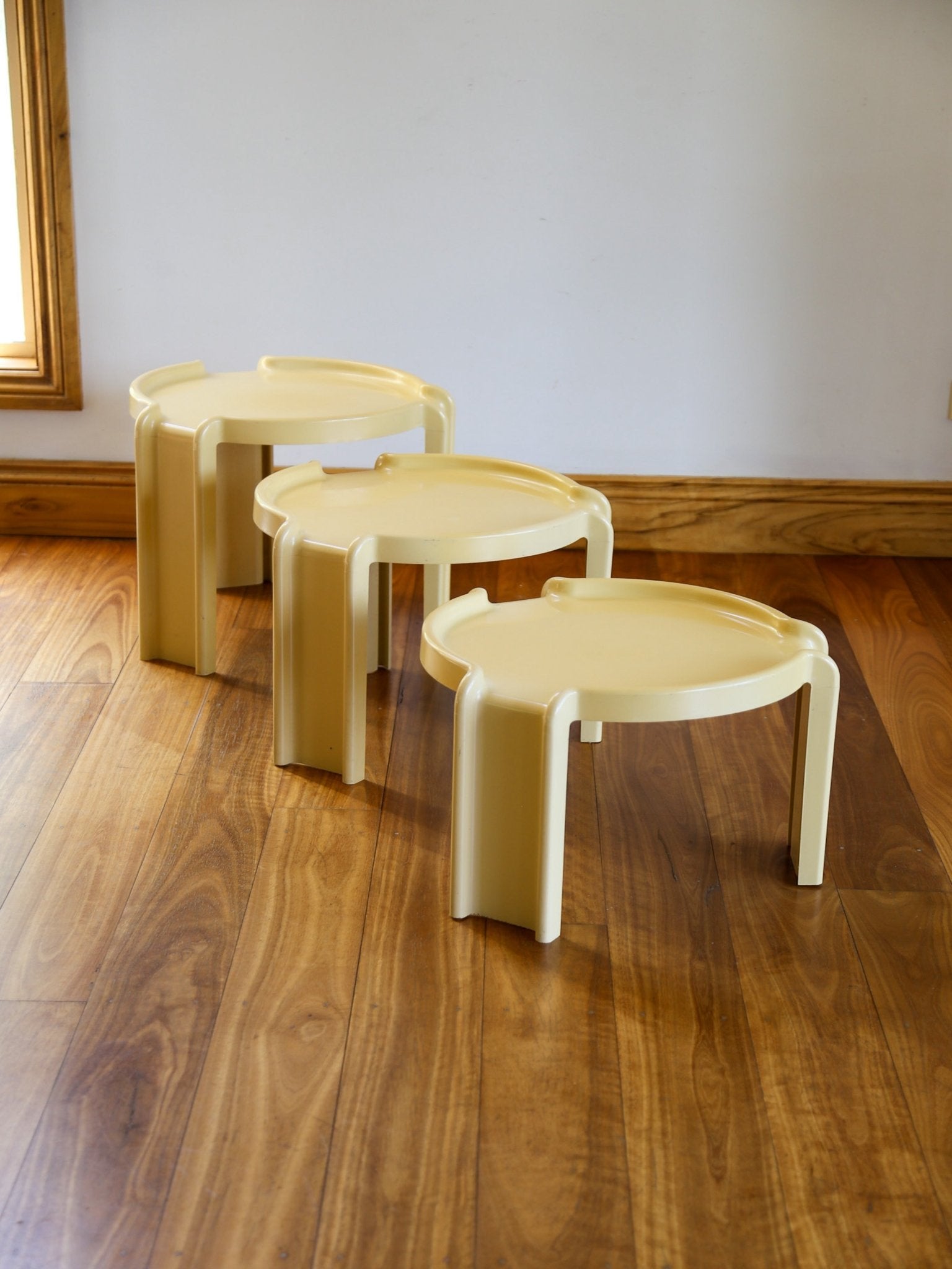 Giotto Stoppino Taricell Nesting Tables for Kartell, Italy - Lumini Collections