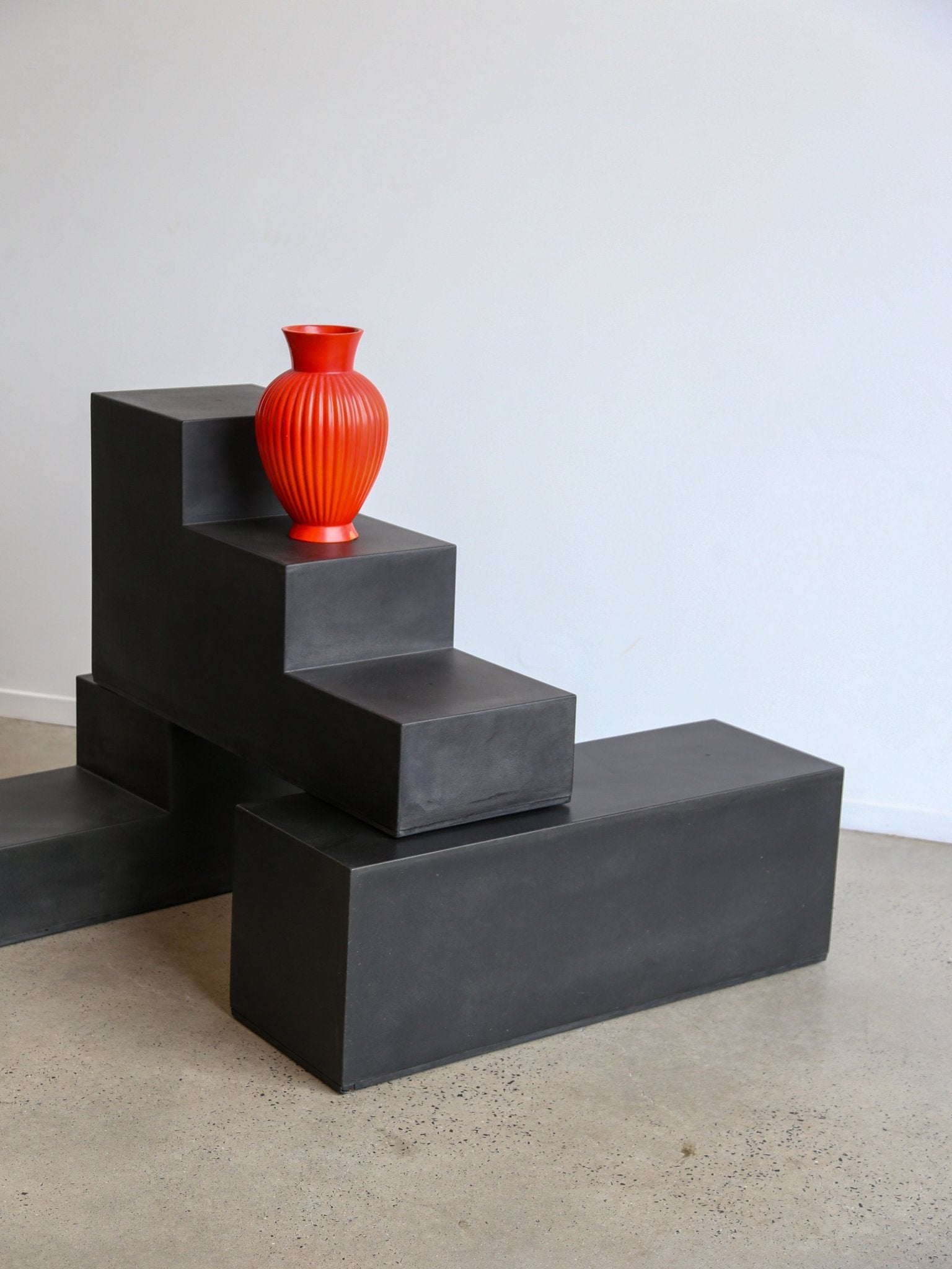 " Gli Scacchi " by Mario Bellini for B&B Italia Modular Black Coffee Table - Lumini Collections