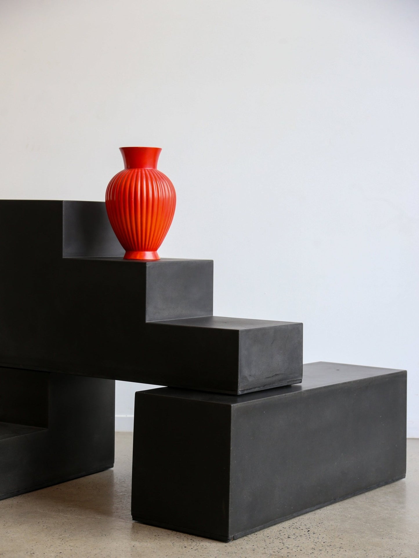 " Gli Scacchi " by Mario Bellini for B&B Italia Modular Black Coffee Table - Lumini Collections