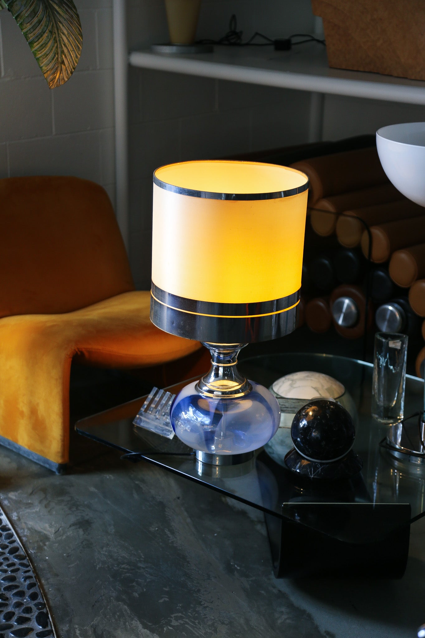 Gaetano Sciolari Murano Glass Table Lamp, Italy, 1970s - Lumini Collections