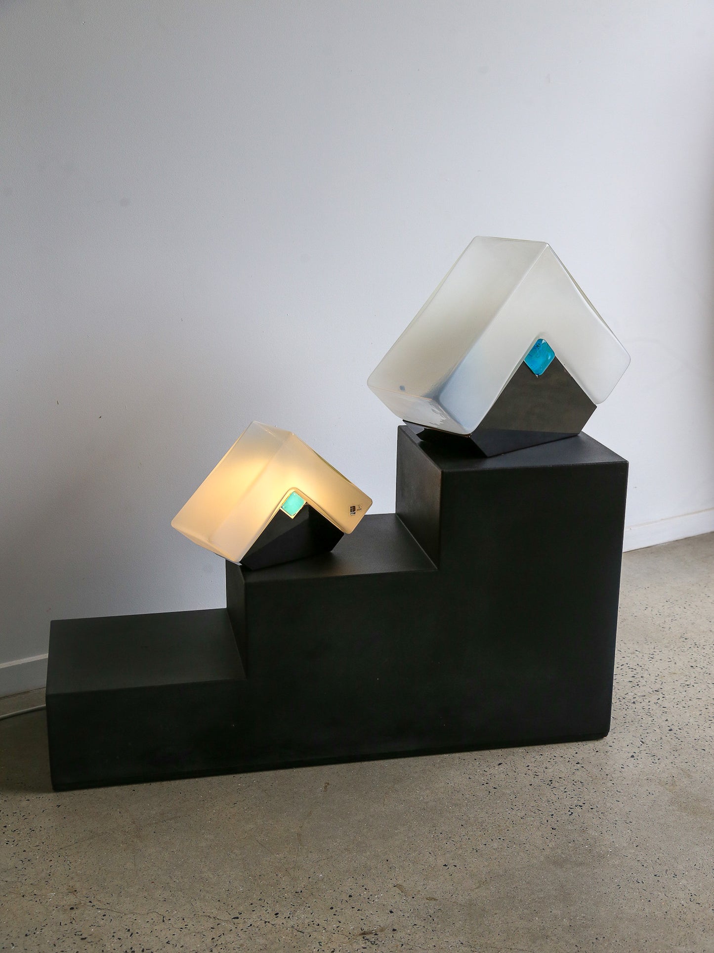 Lota Murano Glass Table Lamp by Gianni Rigo for Itre