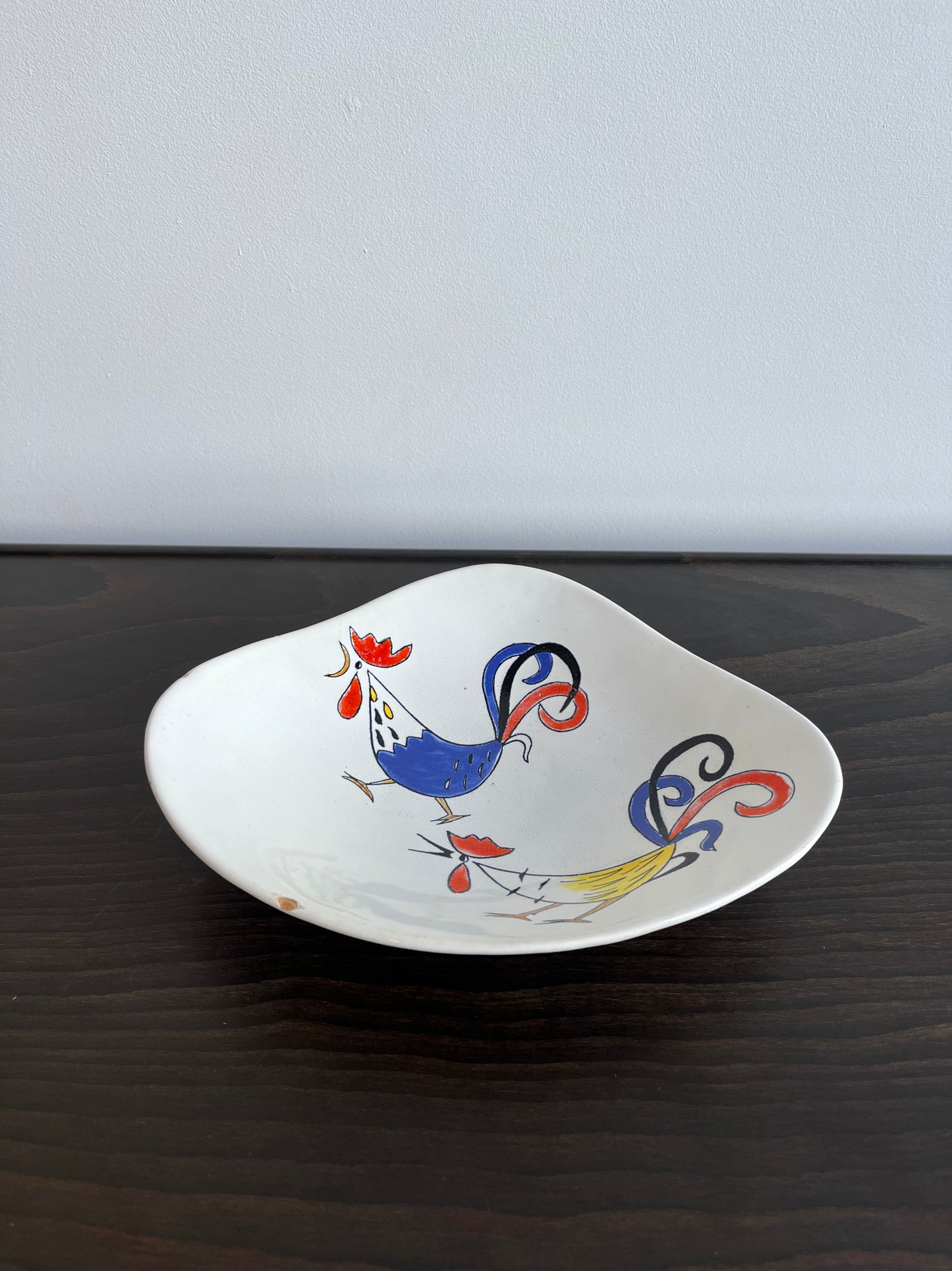 Italian Ceramic Bowl by Rometti 1970s