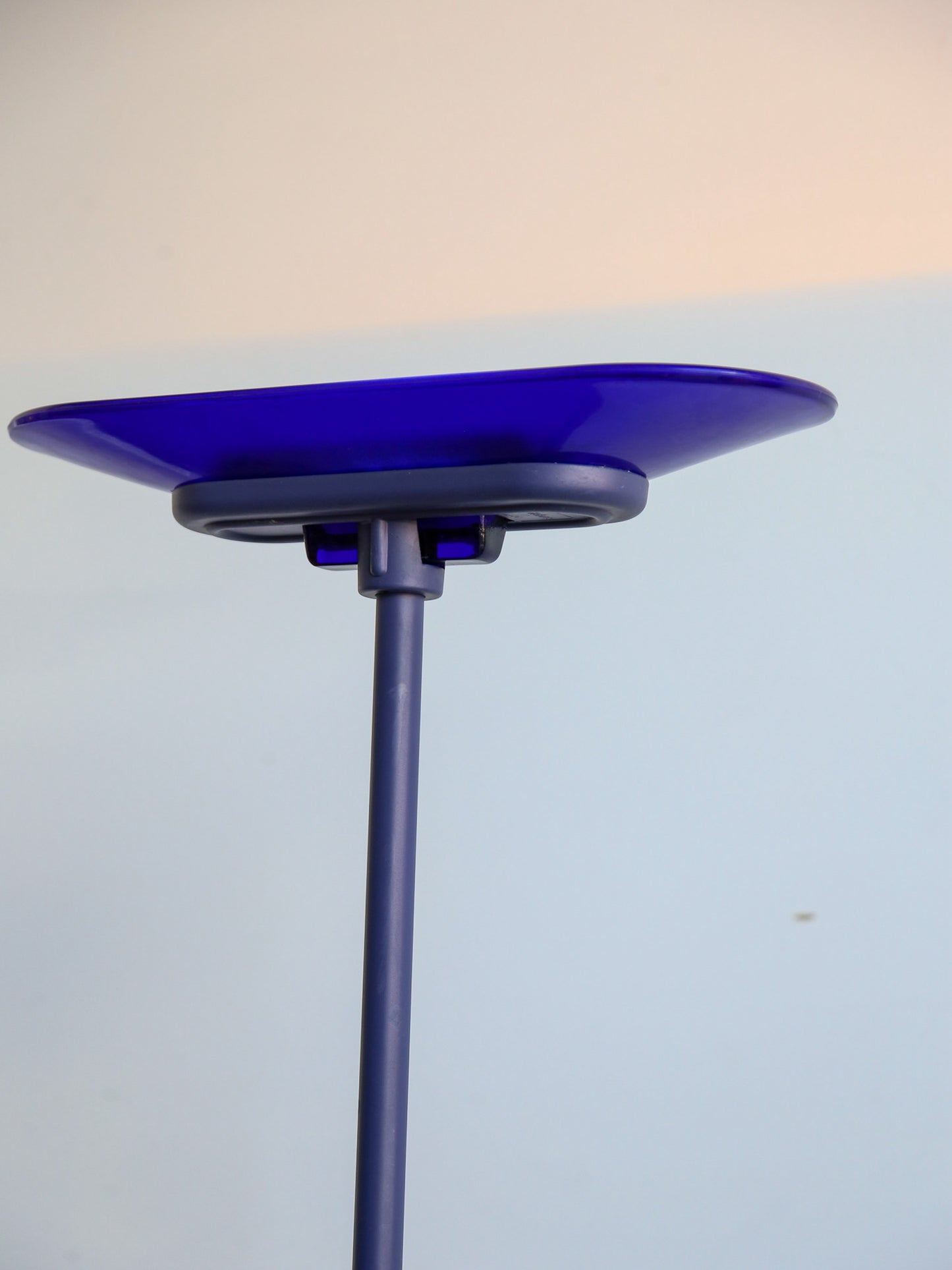 Floor Lamp in Blue Murano Glass & Metal by Santiago Miranda & Gianluigi Arnaldi for Arteluce