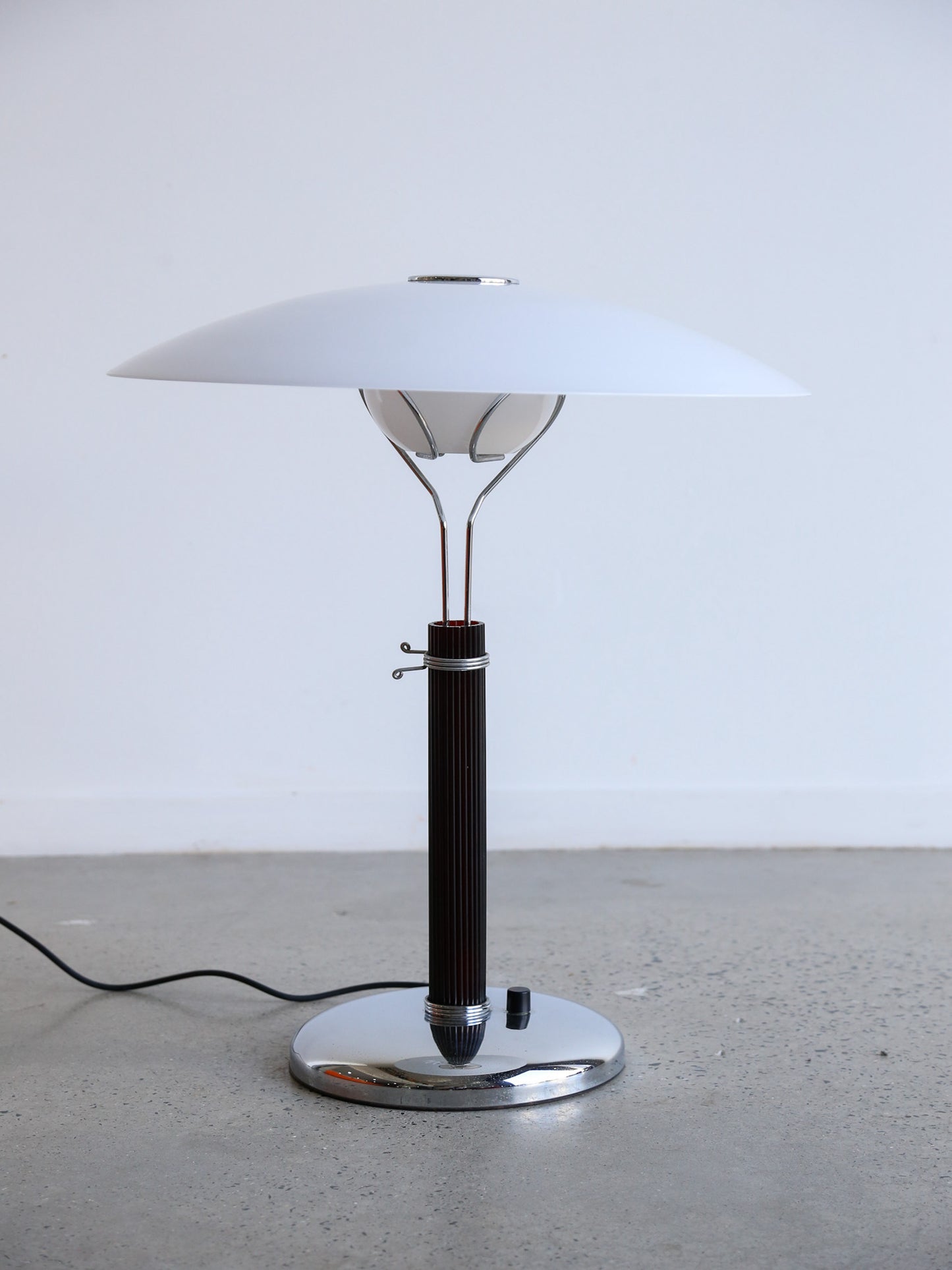 Iskra Table Lamp by Jeannot Cerutti for Veart in Murano Glass & Chrome