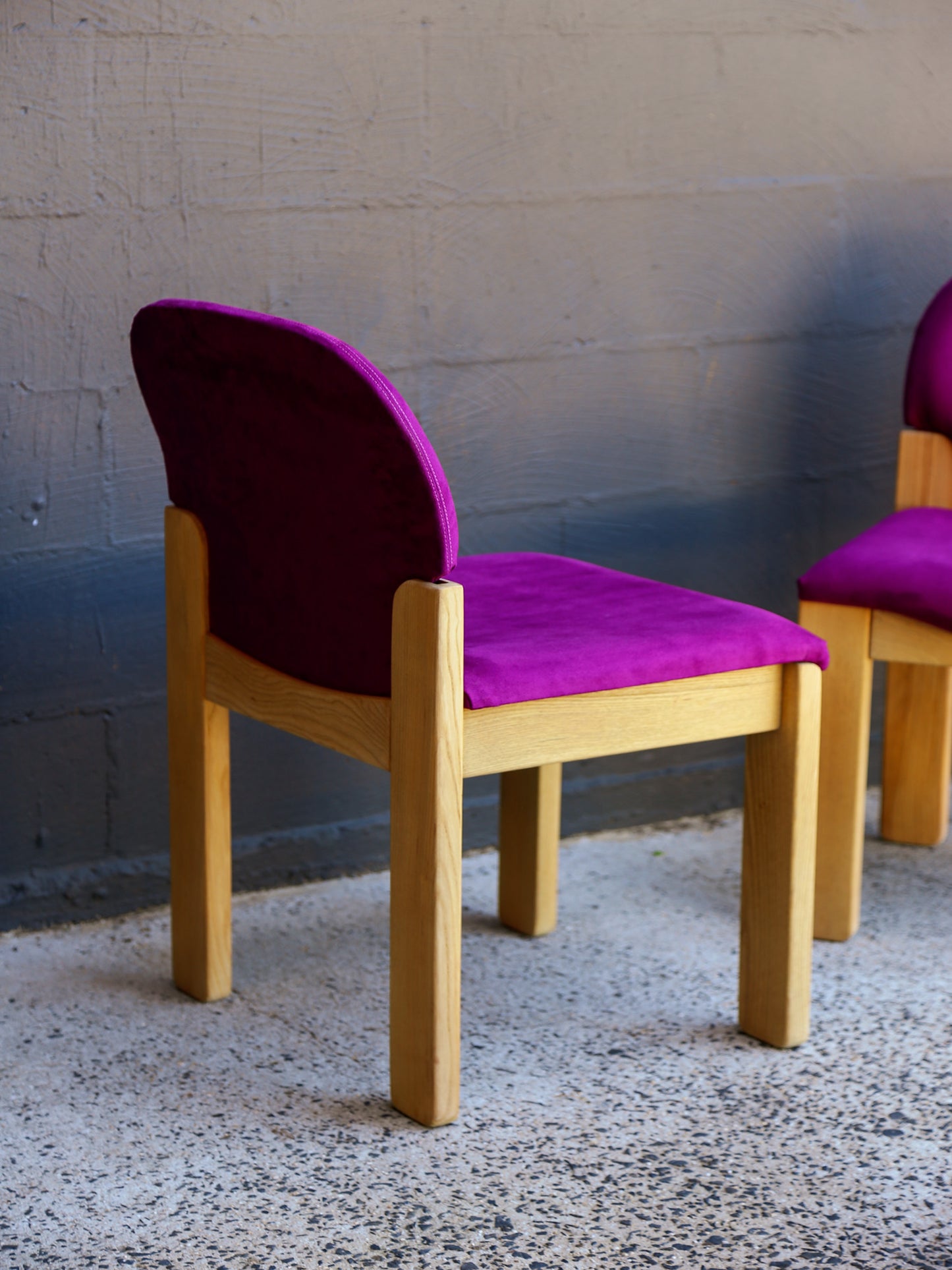 Four “Easy” Chairs by Ernesto Radaelli for Saporiti Italia 1980s