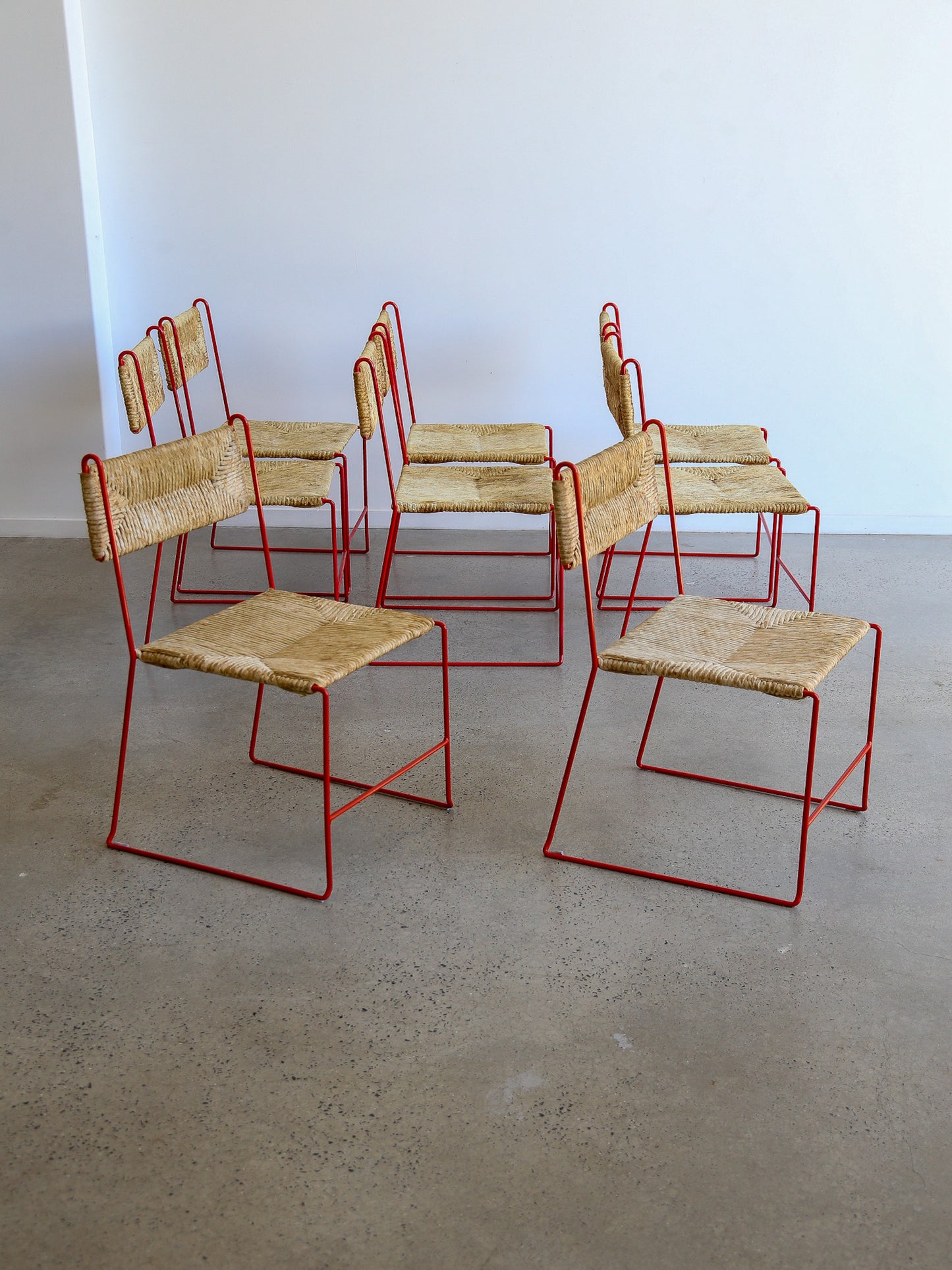 Dining Chairs by Pirela Atelier Set of Eight 1960