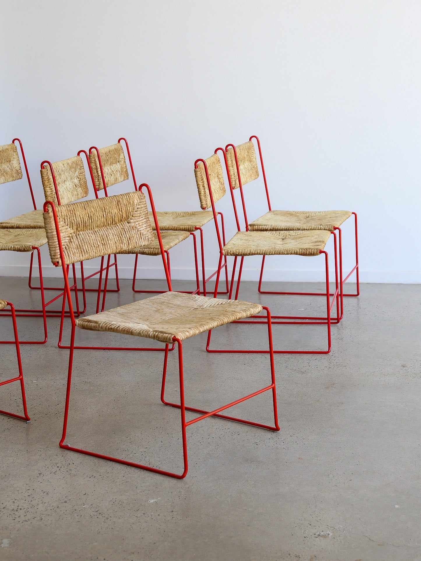 Dining Chairs by Pirela Atelier Set of Eight 1960