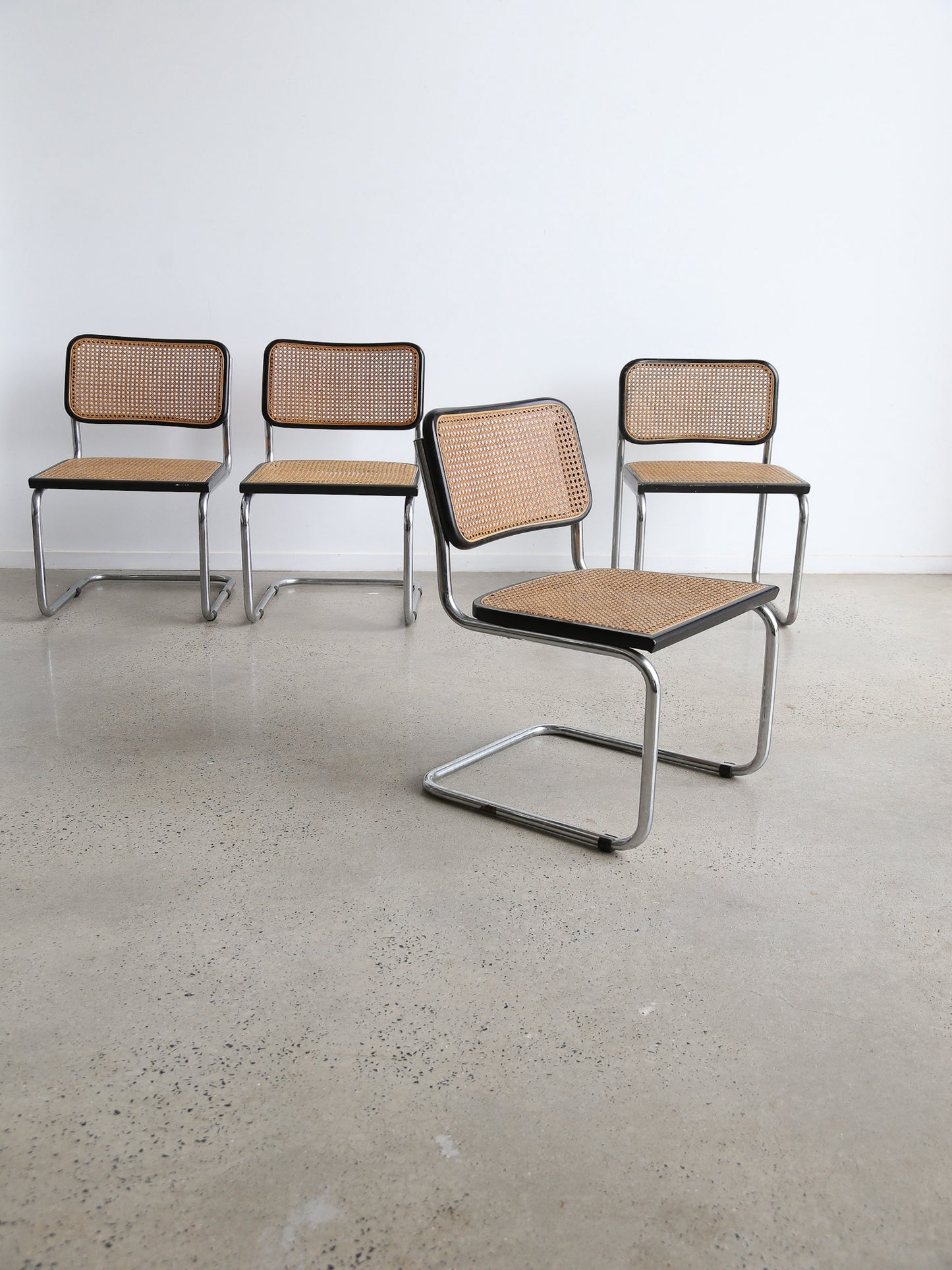 B32 Dining Chairs by Marcel Breuer for Gavina 1960s