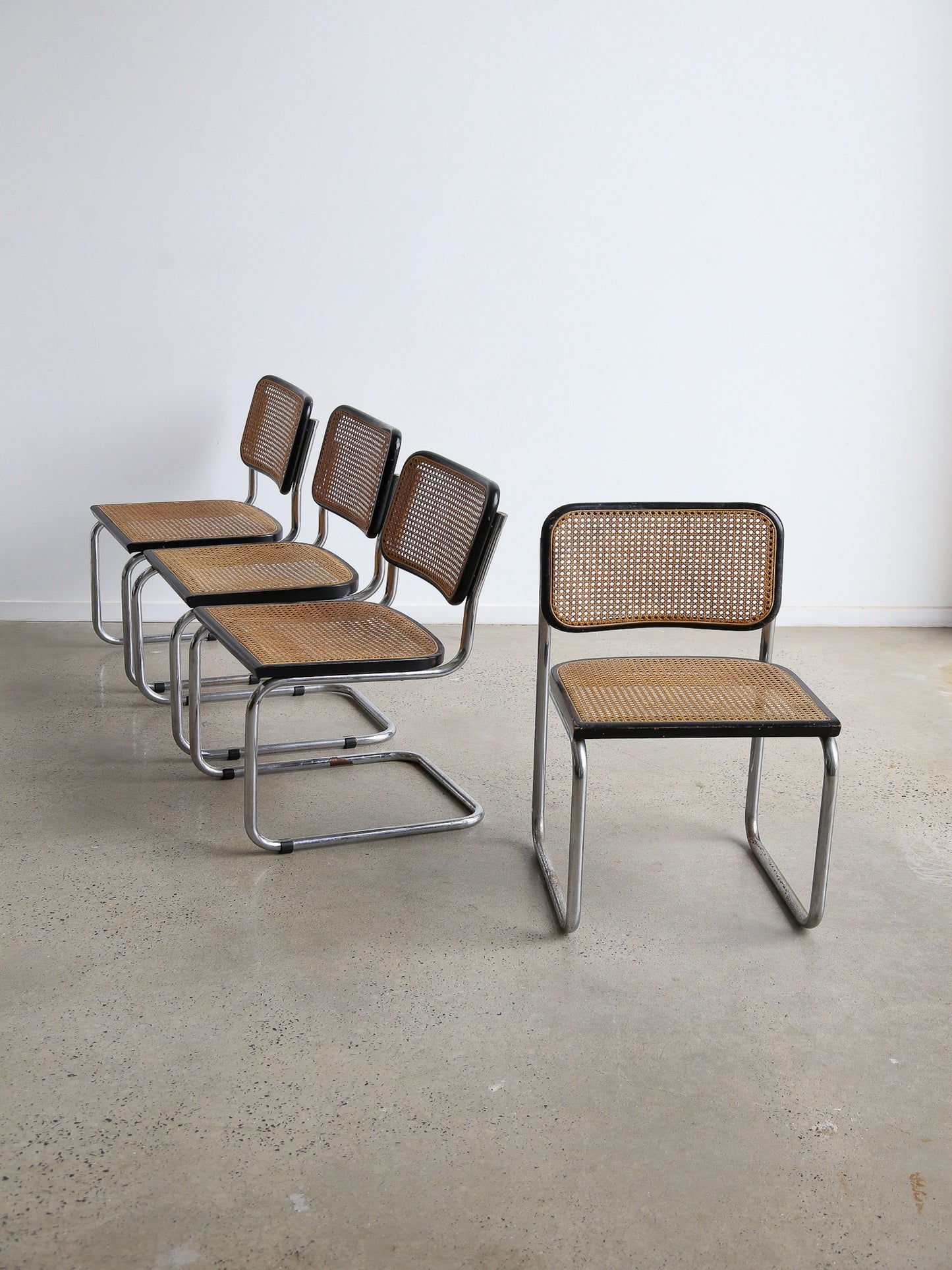 B32 Dining Chairs by Marcel Breuer for Gavina 1960s