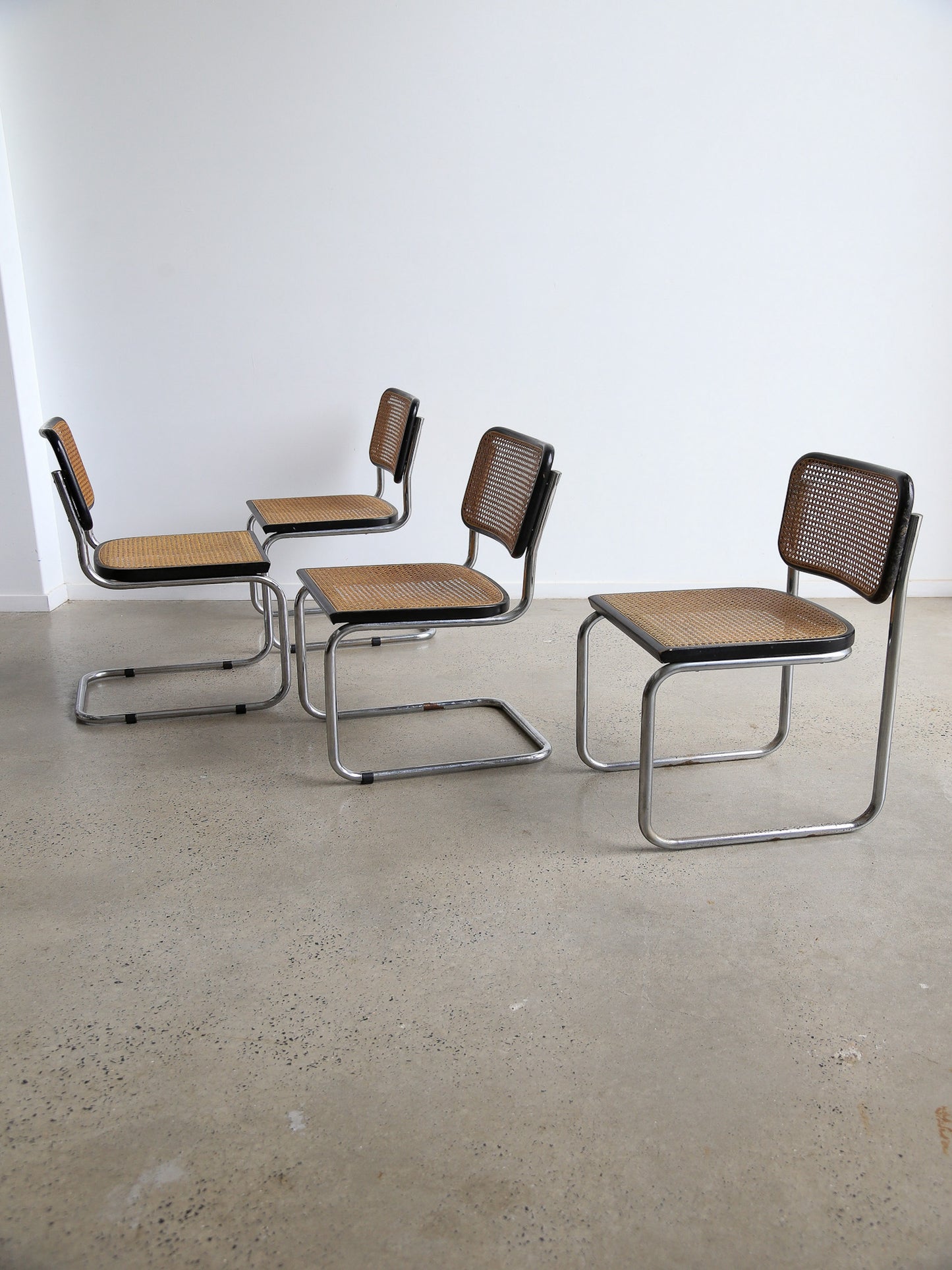 B32 Dining Chairs by Marcel Breuer for Gavina 1960s